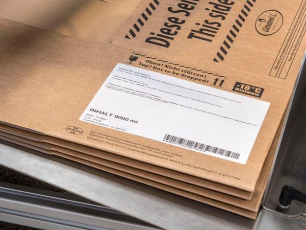 Étiquette en haut du carton 3