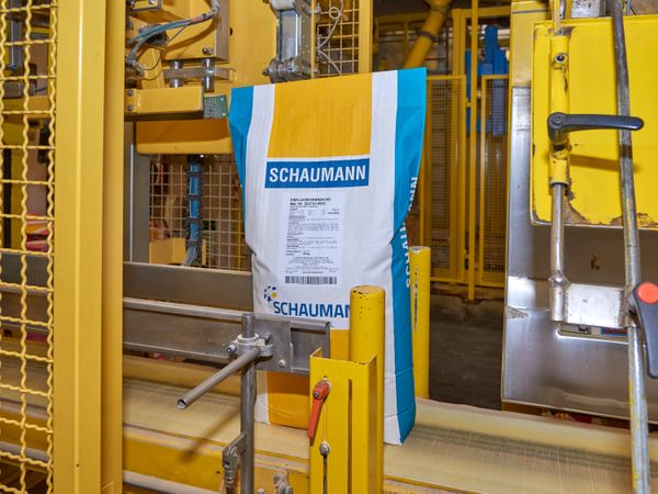 Étiquette sur sac en papier