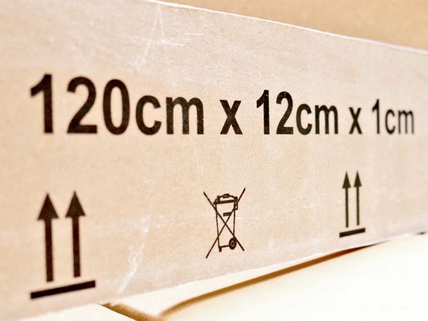 Plaque de plâtre imprimée avec l’imprimante à jet d’encre Markoprint X1JET XR