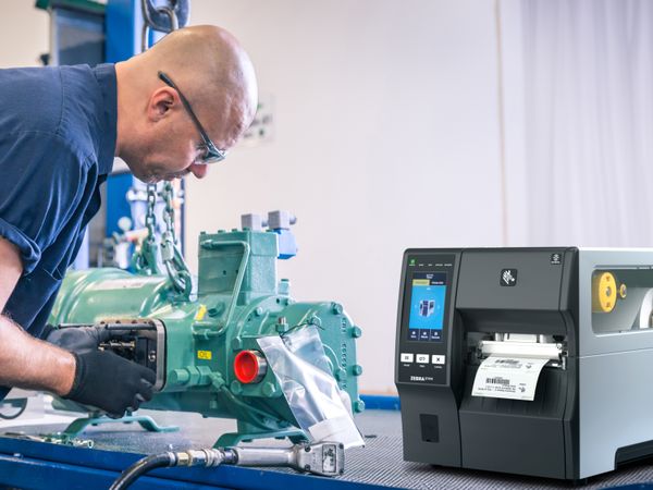 Zebra ZT411 Impression d’étiquettes Application dans la fabrication avec RFID sur métal