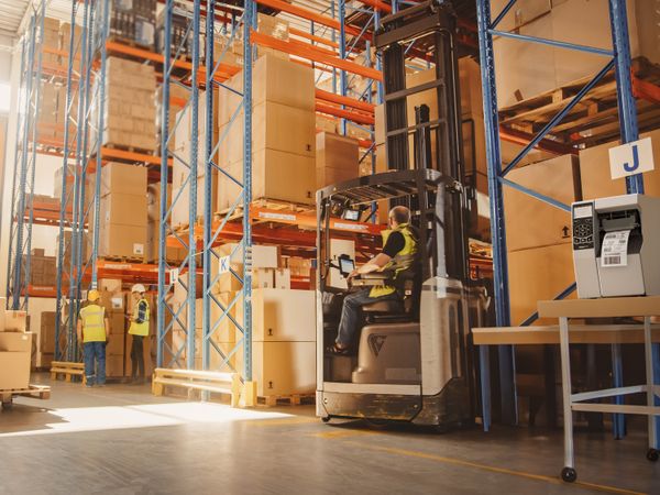 Zebra ZT510 Application d’impression d’étiquettes Entrepôt dans la logistique