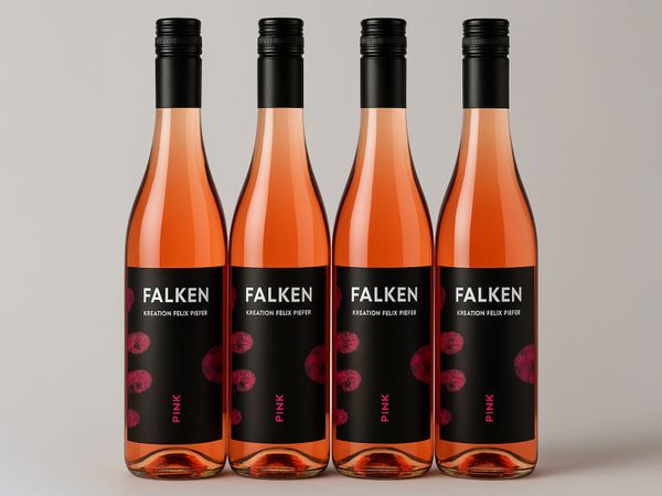 Étiqueteuse Geset 141 étiquette sur bouteille de vin