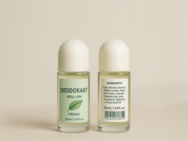 Système d’étiquetage Geset 222 étiquette sur déodorant roll-on