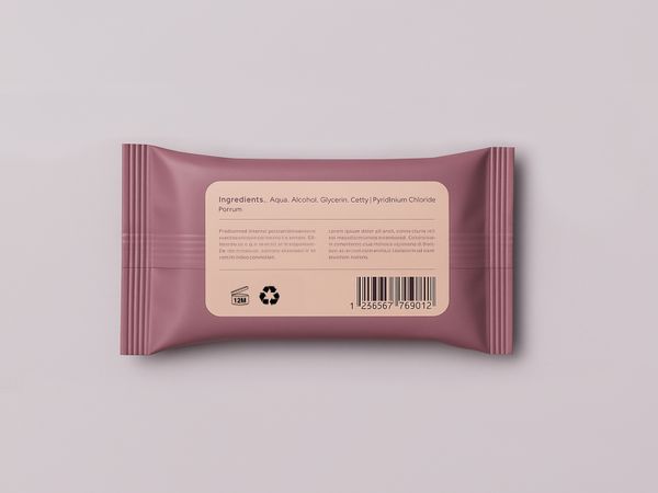 Système d’étiquetage Geset 212 étiquette sur mouchoirs cosmétiques