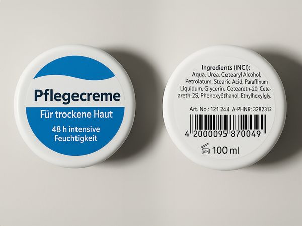 Système d’étiquetage Geset 247 étiquette sur crème de soin