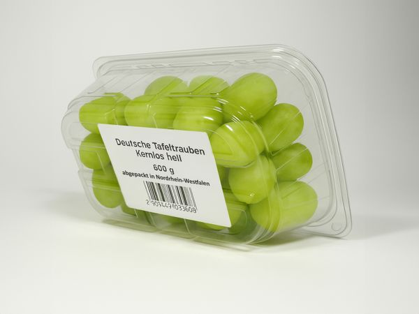 Système d’étiquetage Geset 242 étiquettes sur emballage de raisins