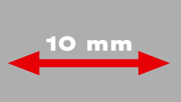 Distance produit de 10 mm Markoprint