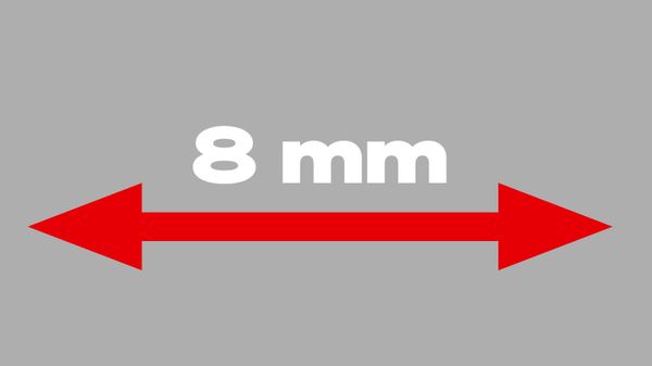 Distance produit de 8 mm Markoprint