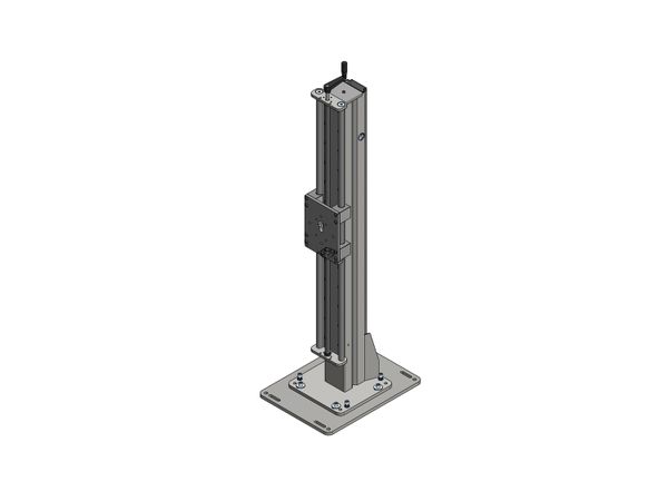 Plaque de fixation du pied fixe 120 avec ajustement vertical manuel