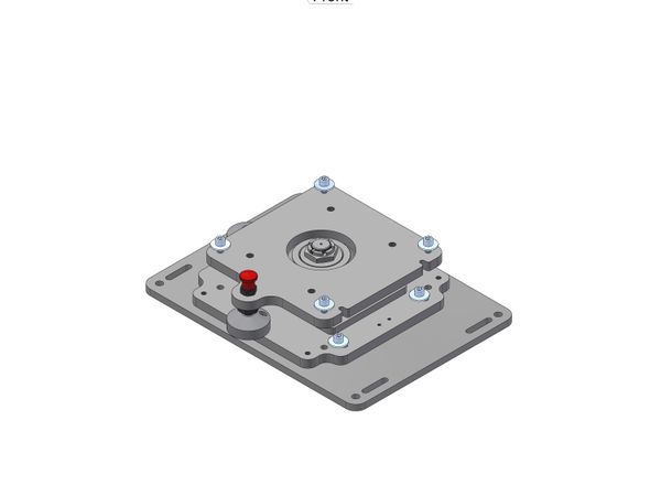 Plateforme rotative pour pied 120