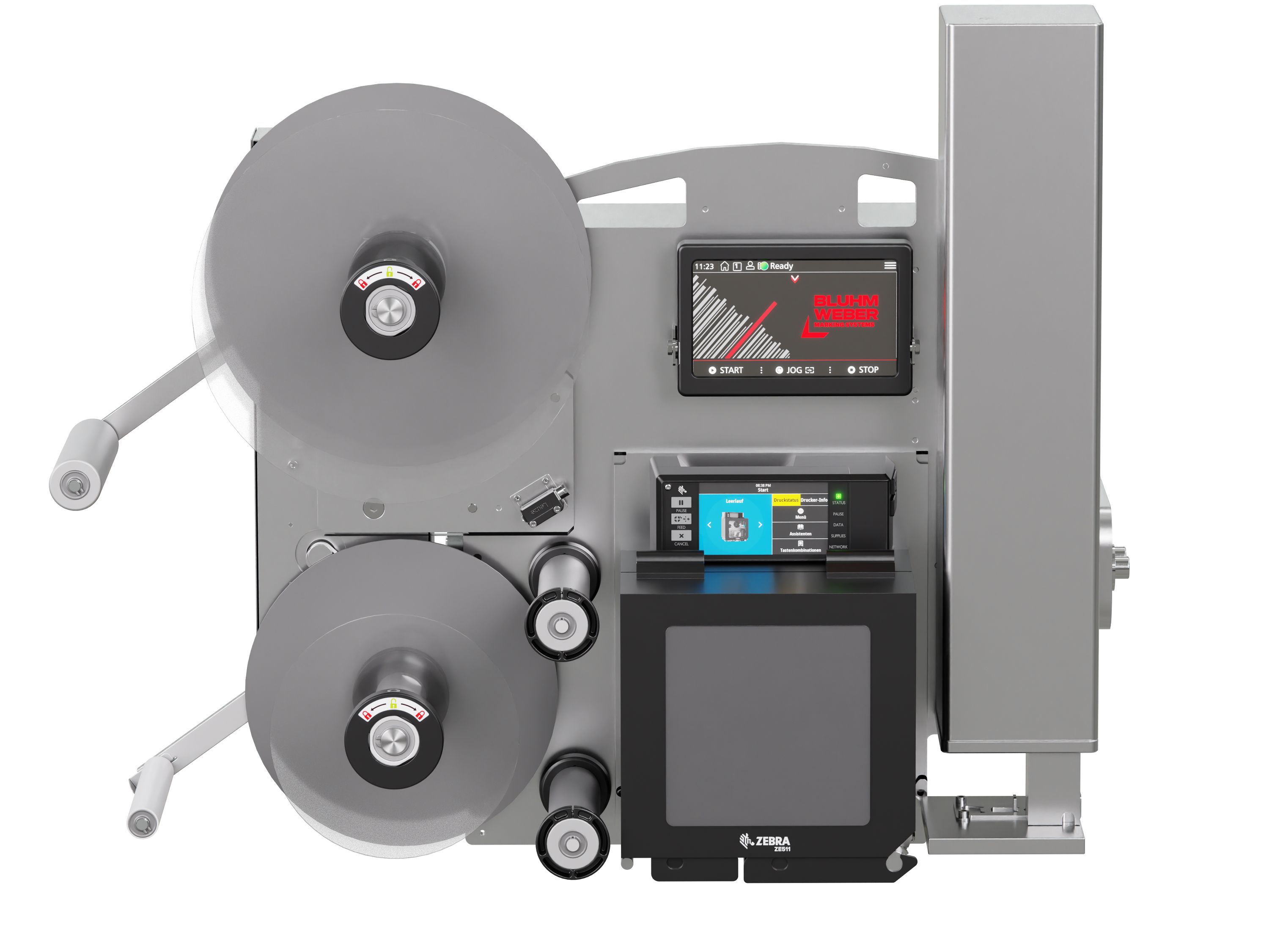 Distributeur d’étiquettes Legi-Air 4050E sans étiquettes face avant