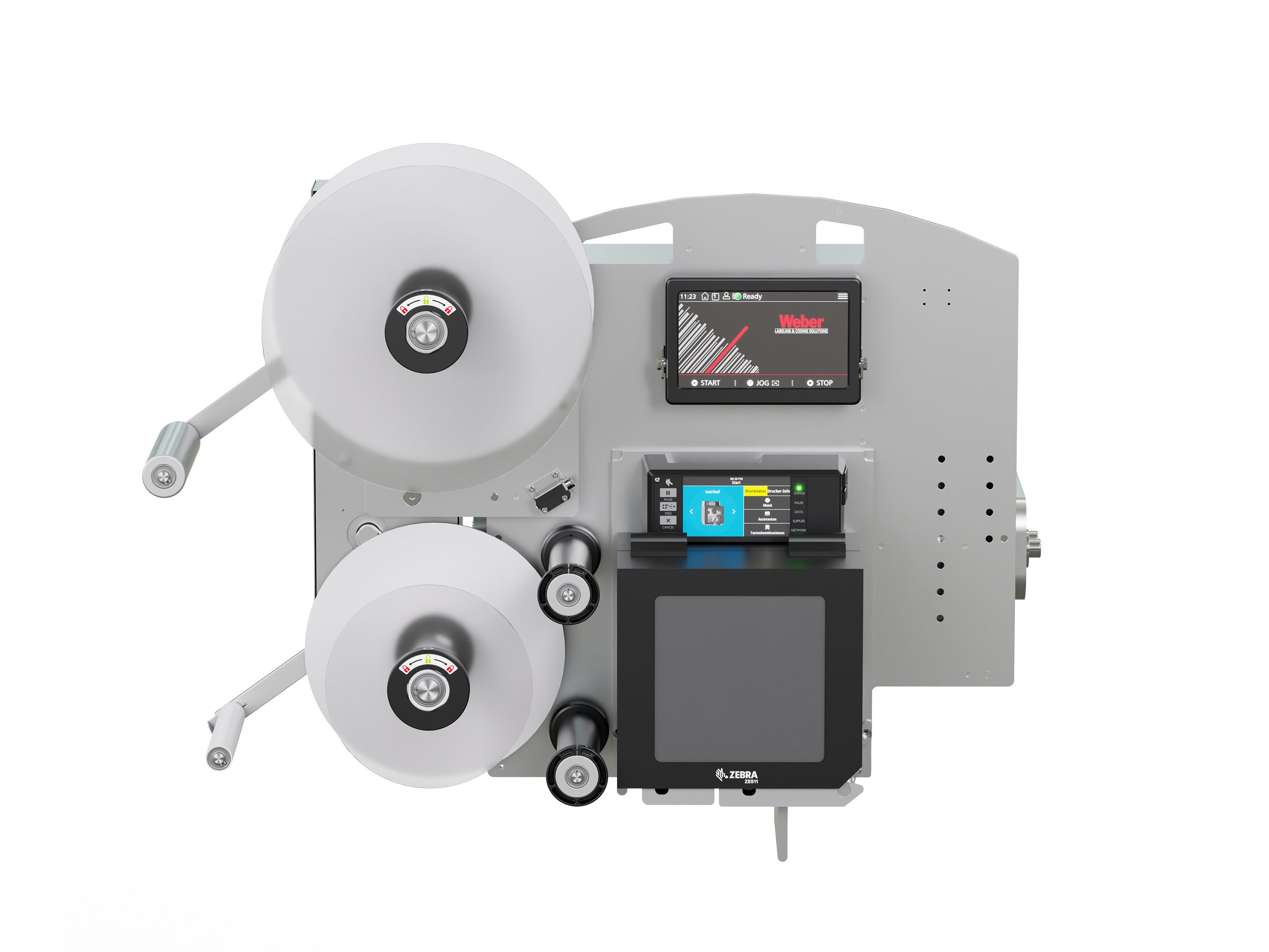 Distributeur d’étiquettes Legi-Air 4050E sans étiquettes face avant