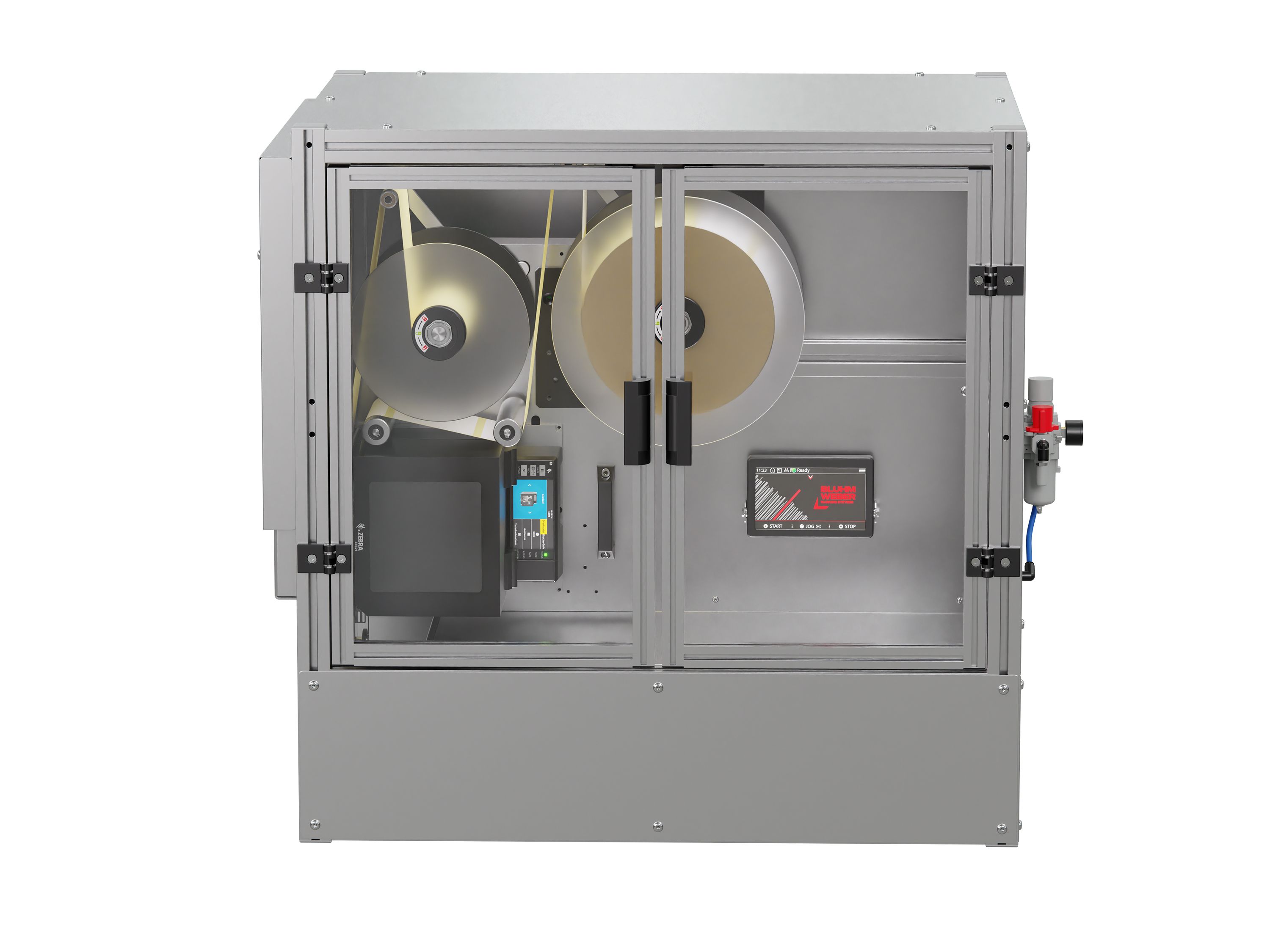 Étiqueteuse de palettes AP 182 / AP 182 RT face avant fermée