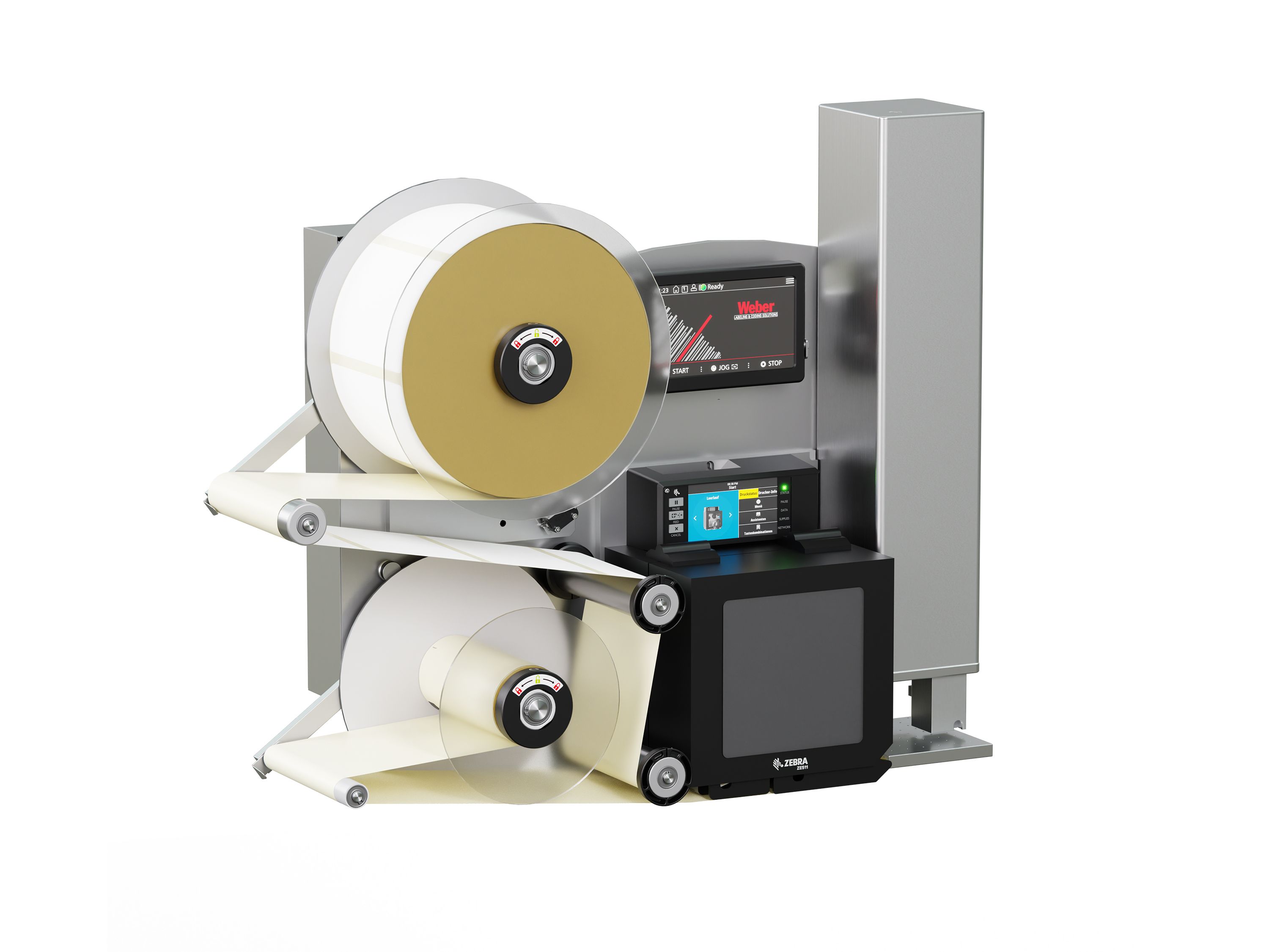 Distributeur d’étiquettes Legi-Air 4050B avec étiquettes gauche