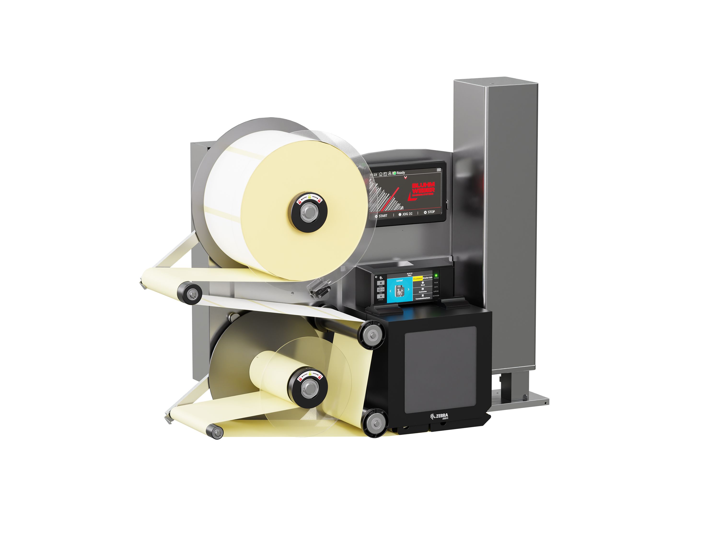 Distributeur d’étiquettes Legi-Air 4050B avec étiquettes gauche