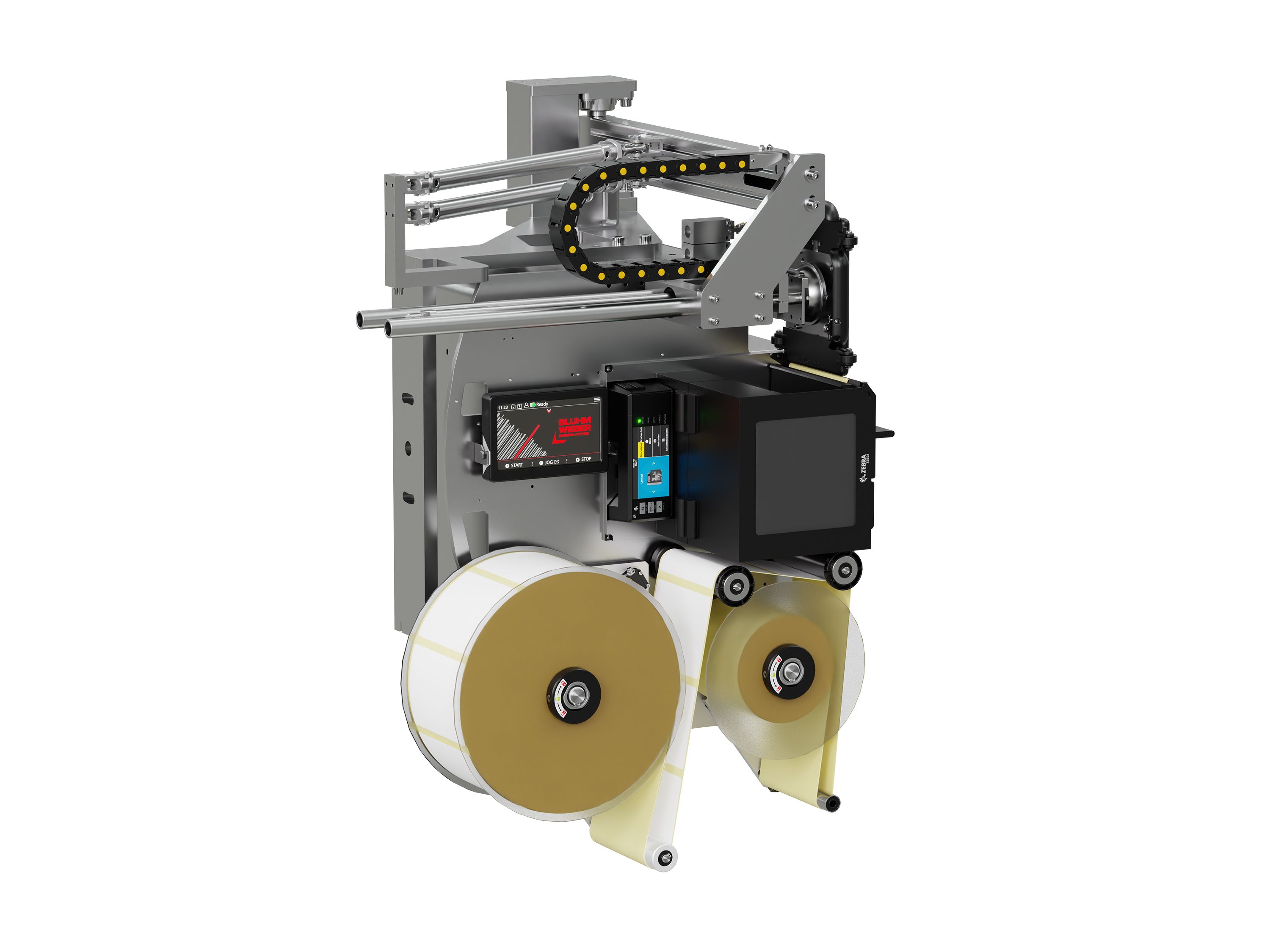 Distributeur d’étiquettes Legi-Air 4050E2A ouvert gauche