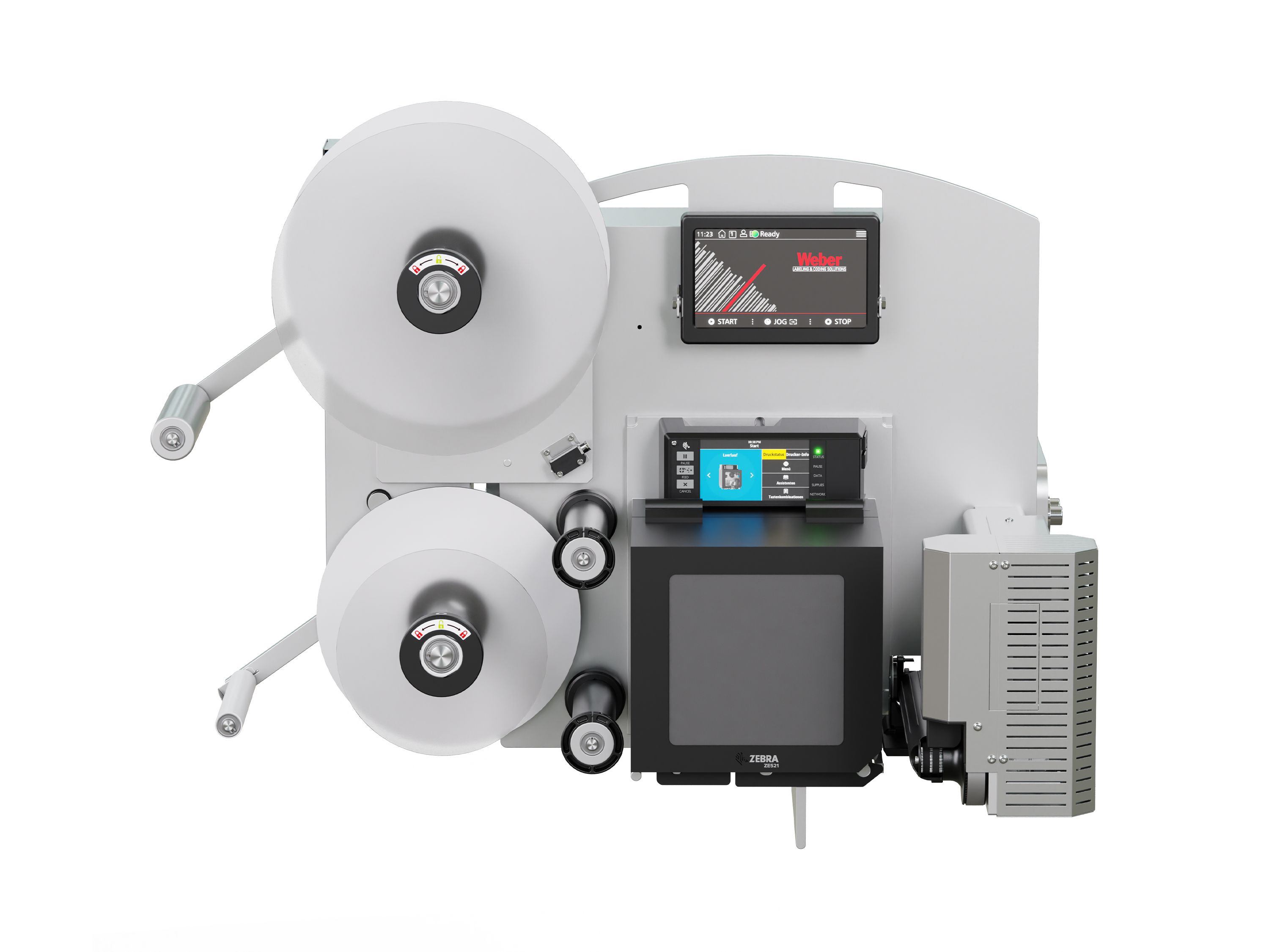 Distributeur d’étiquettes Legi-Air 4050RR sans étiquettes face avant