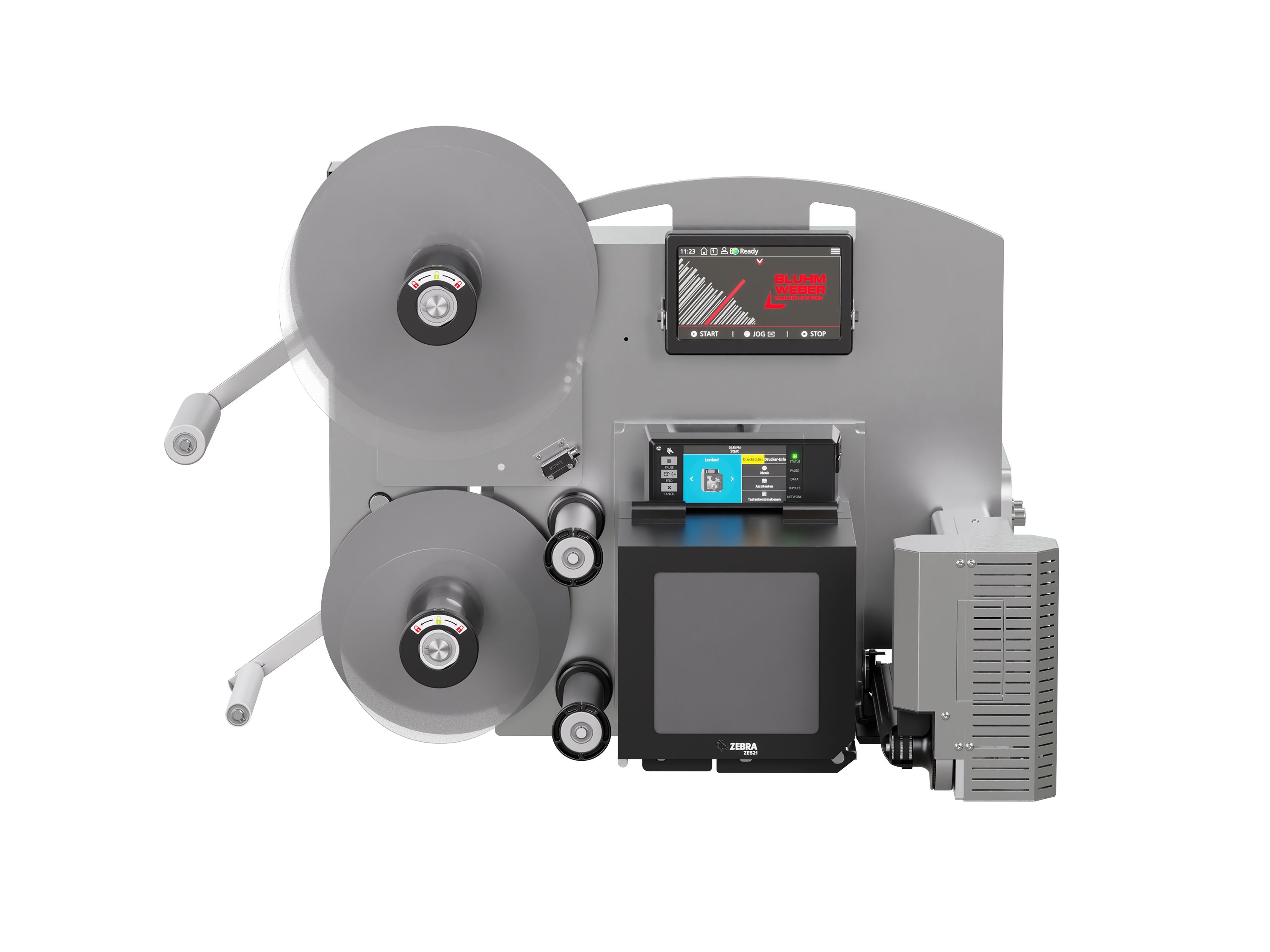 Distributeur d’étiquettes Legi-Air 4050RR sans étiquettes face avant