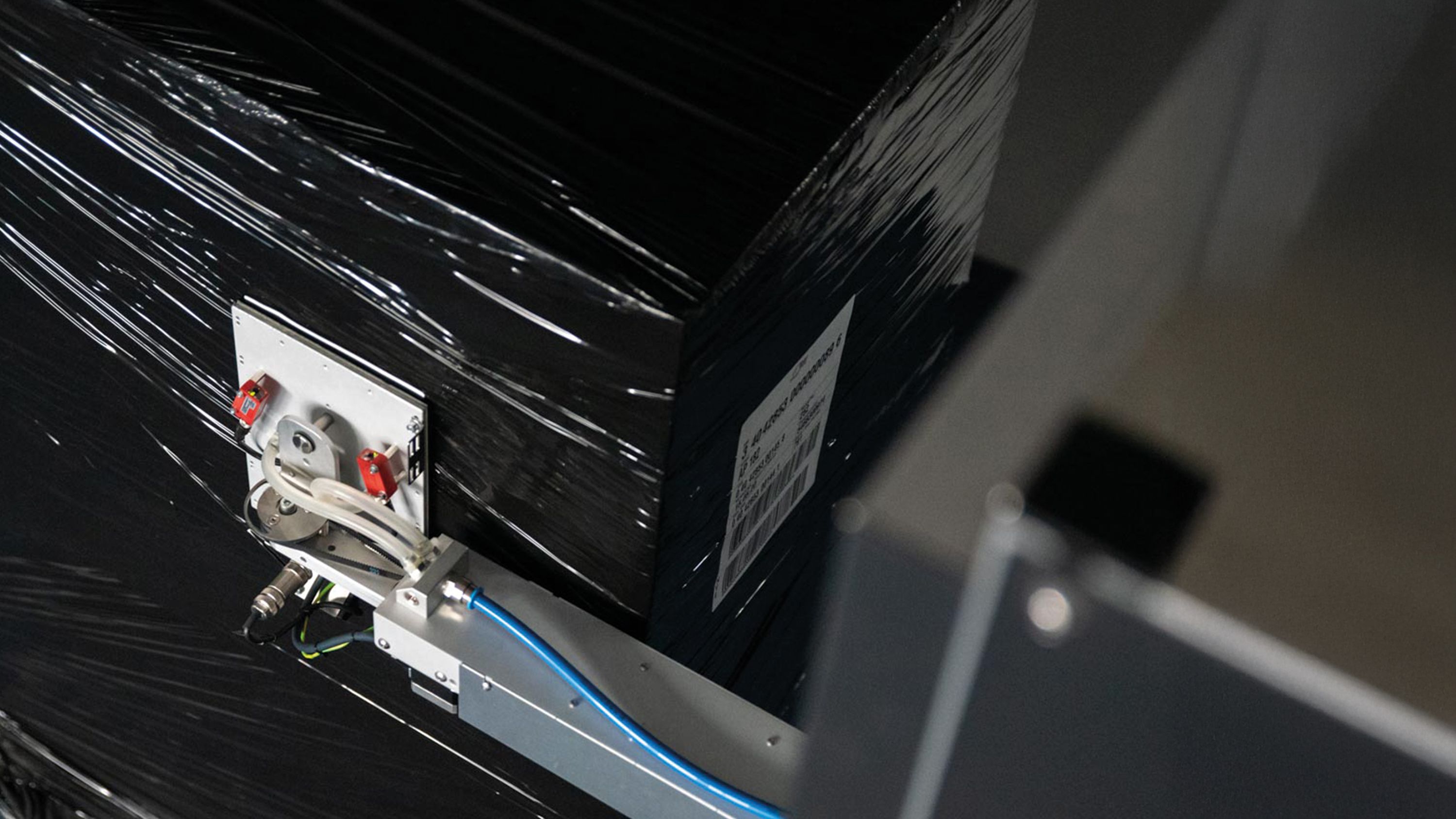 Legi-Air 182 étiquette la palette sur 2 côtés de l’emballage plastique