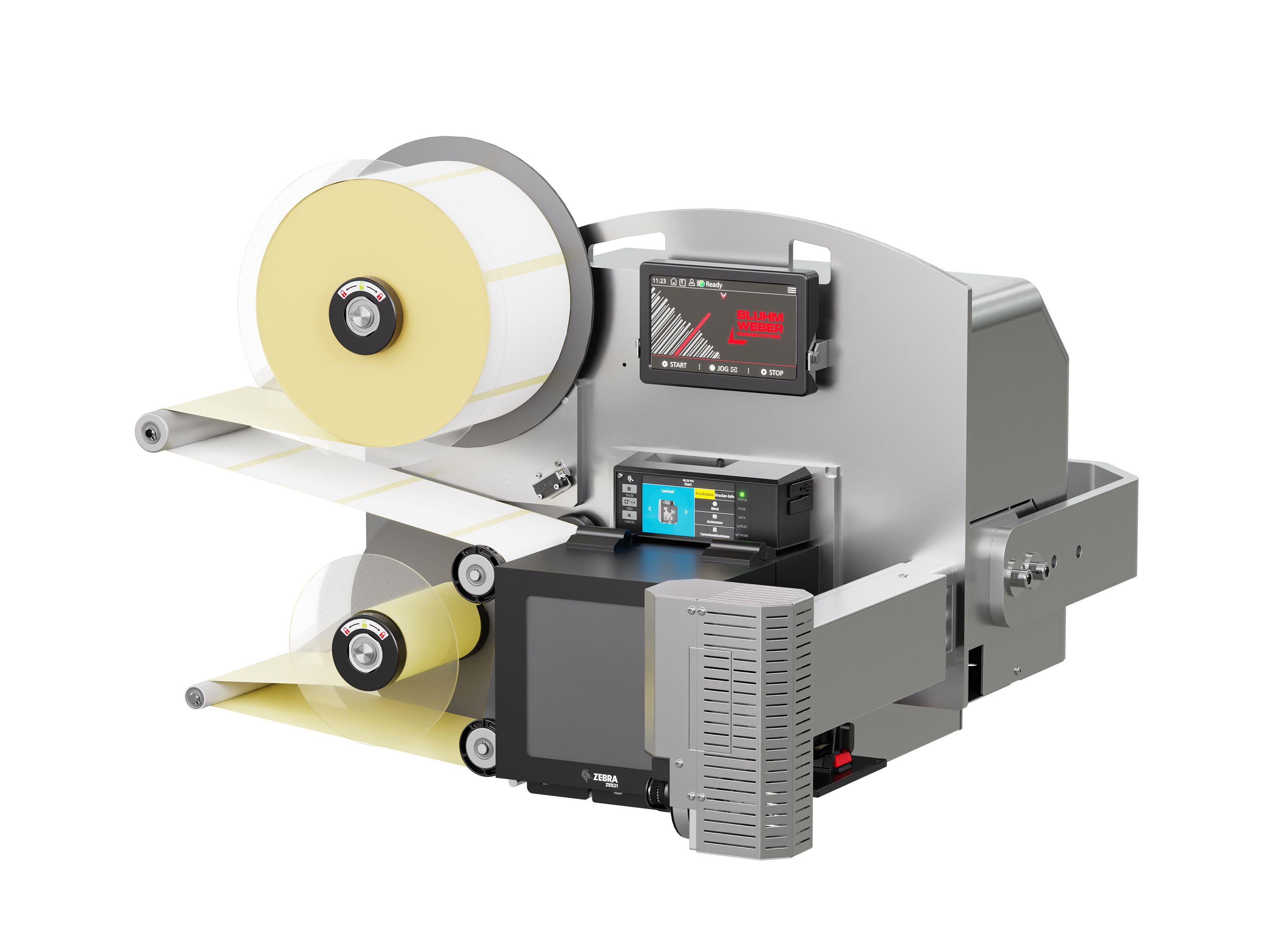 Distributeur d’étiquettes Legi-Air 4050RR avec étiquettes droite