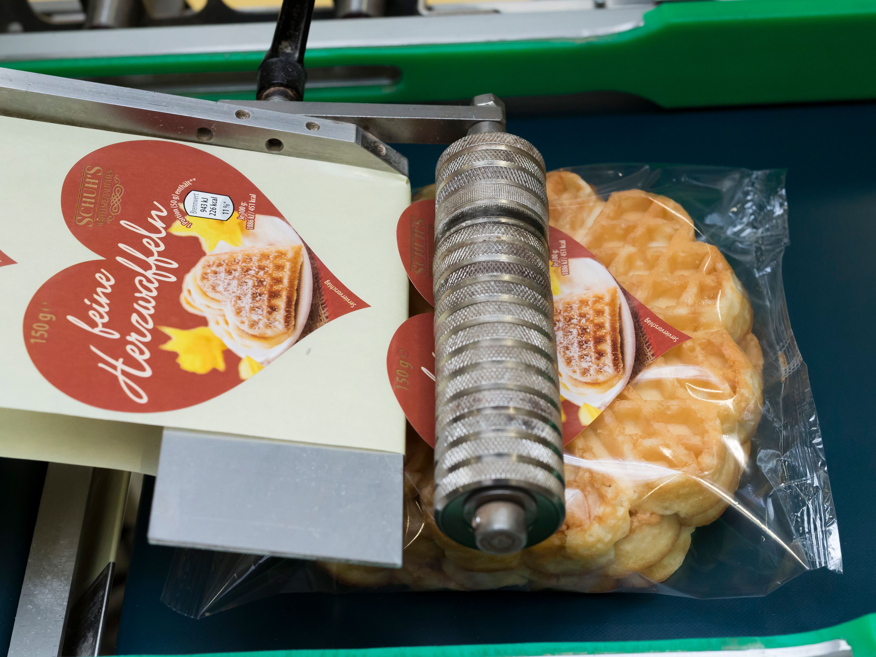 Étiquetage Alpha Compact sur emballage alimentaire