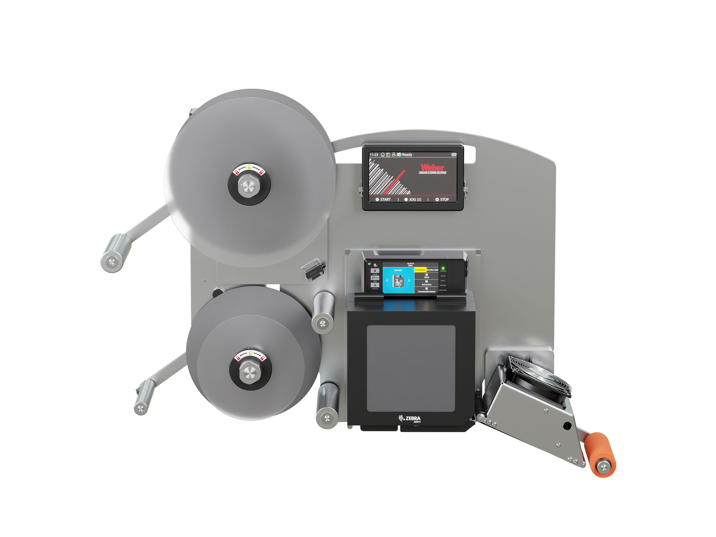 Distributeur d’étiquettes Legi-E 4050B sans étiquettes face avant