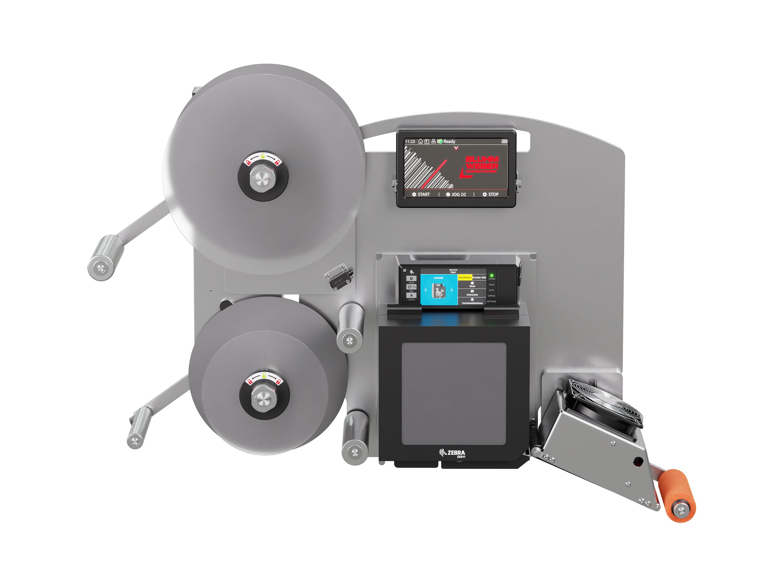 Distributeur d’étiquettes Legi-E 4050B sans étiquettes face avant