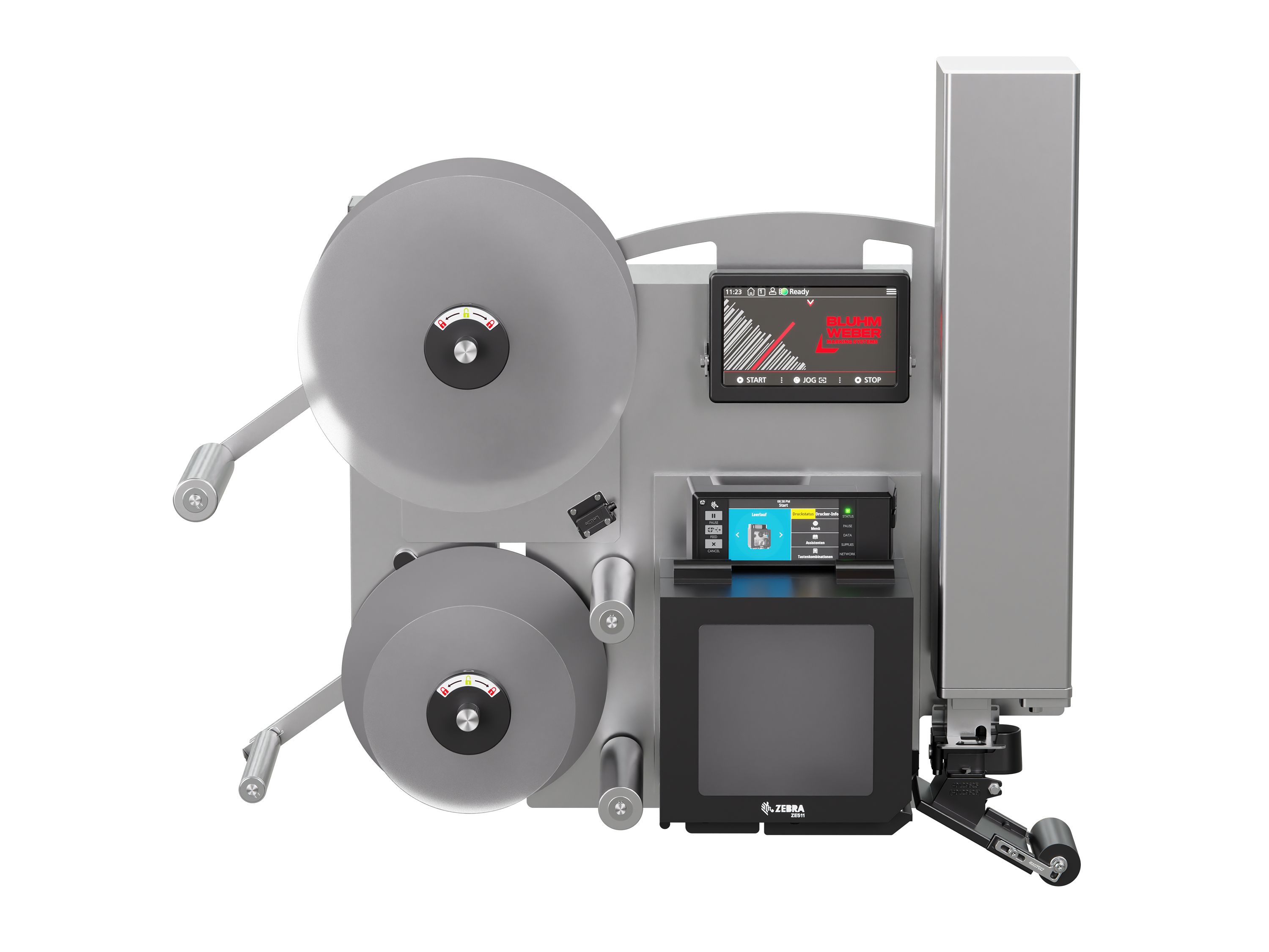 Distributeur d’étiquettes Legi-E 4050E sans étiquettes face avant