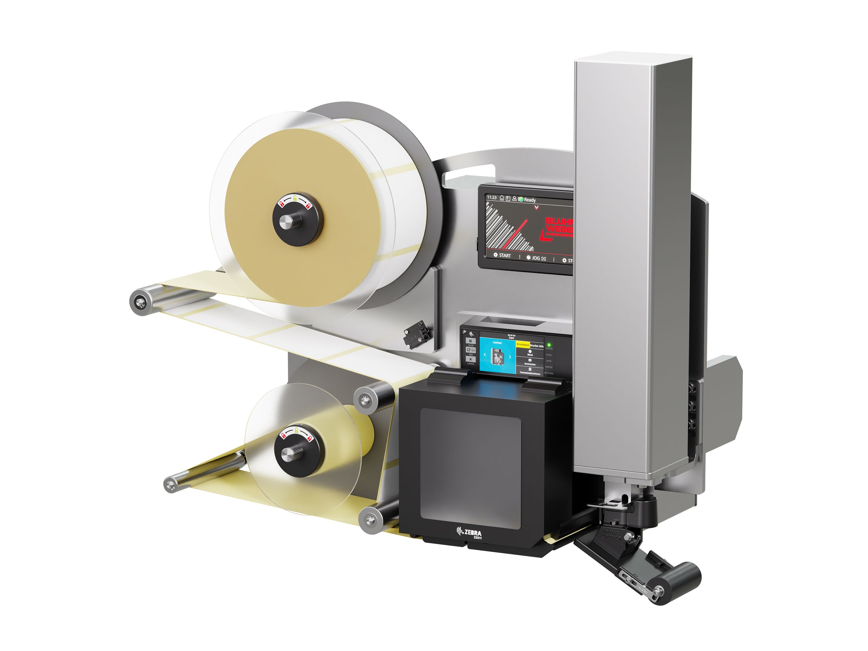 Distributeur d’étiquettes Legi-E 4050E avec étiquettes droite