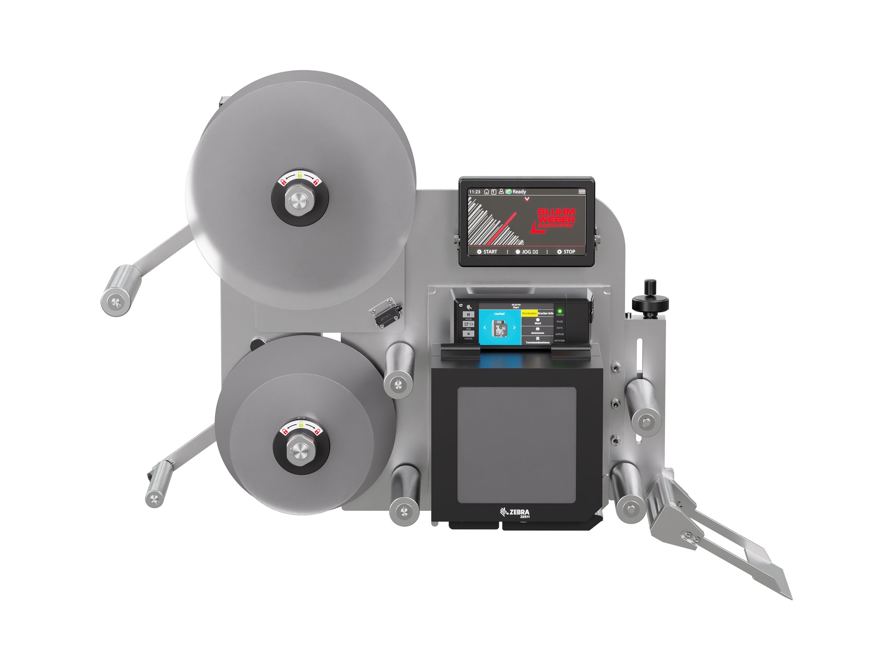 Distributeur d’étiquettes Legi-E 4050WO sans étiquettes face avant