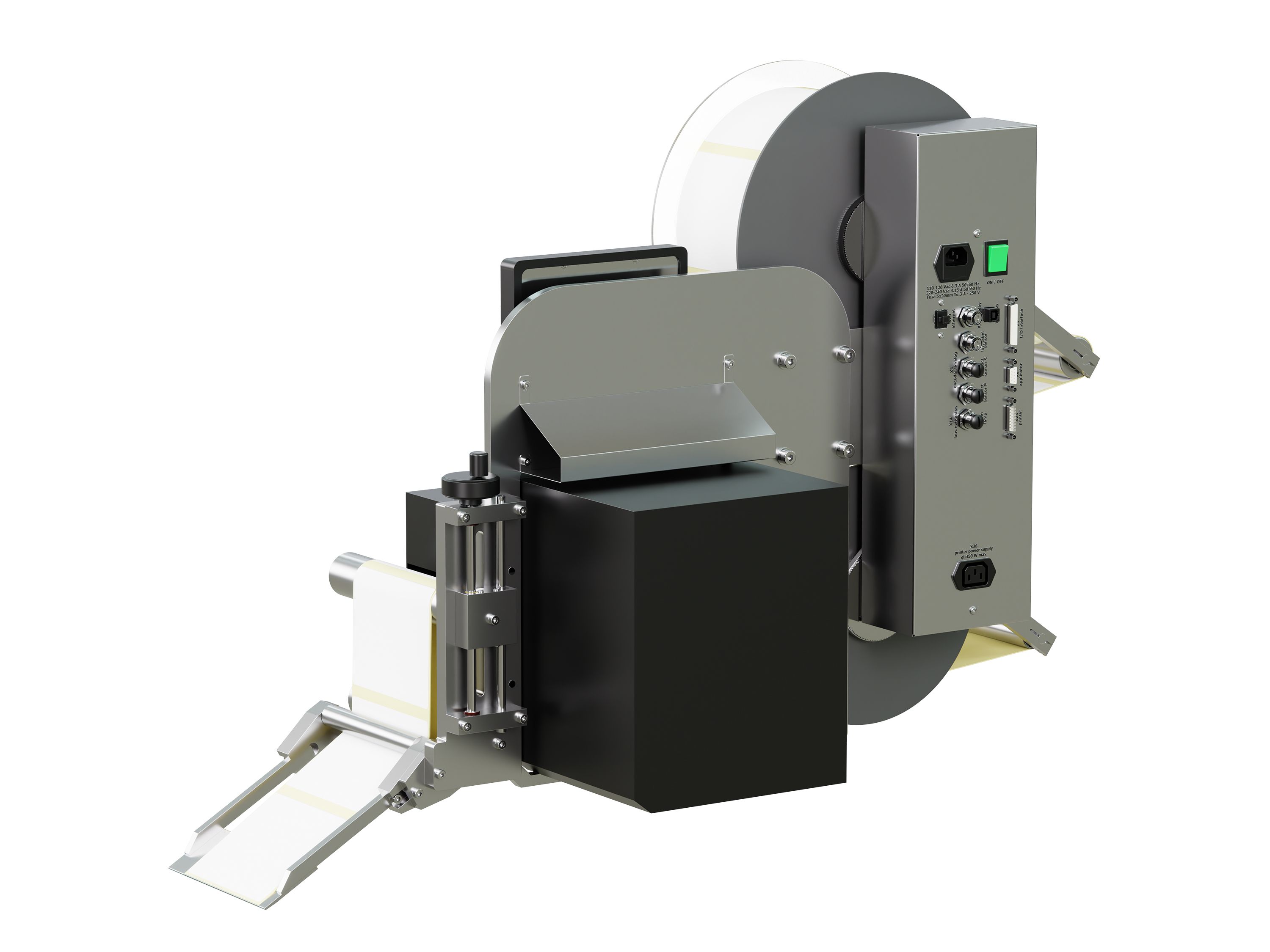 Distributeur d’étiquettes Legi-E 4050WO avec étiquettes face arrière