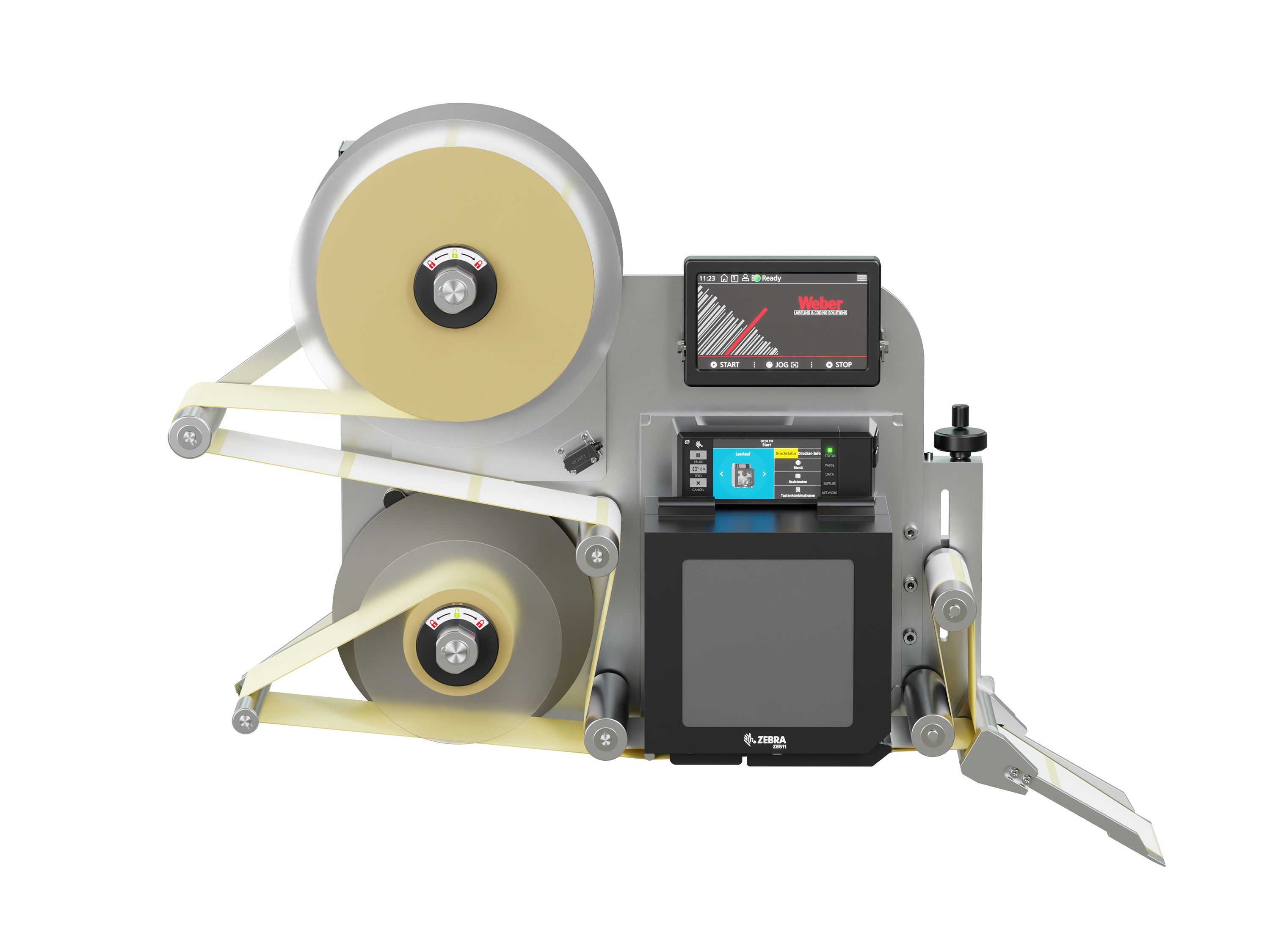 Distributeur d’étiquettes Legi-E 4050WO avec étiquettes face avant