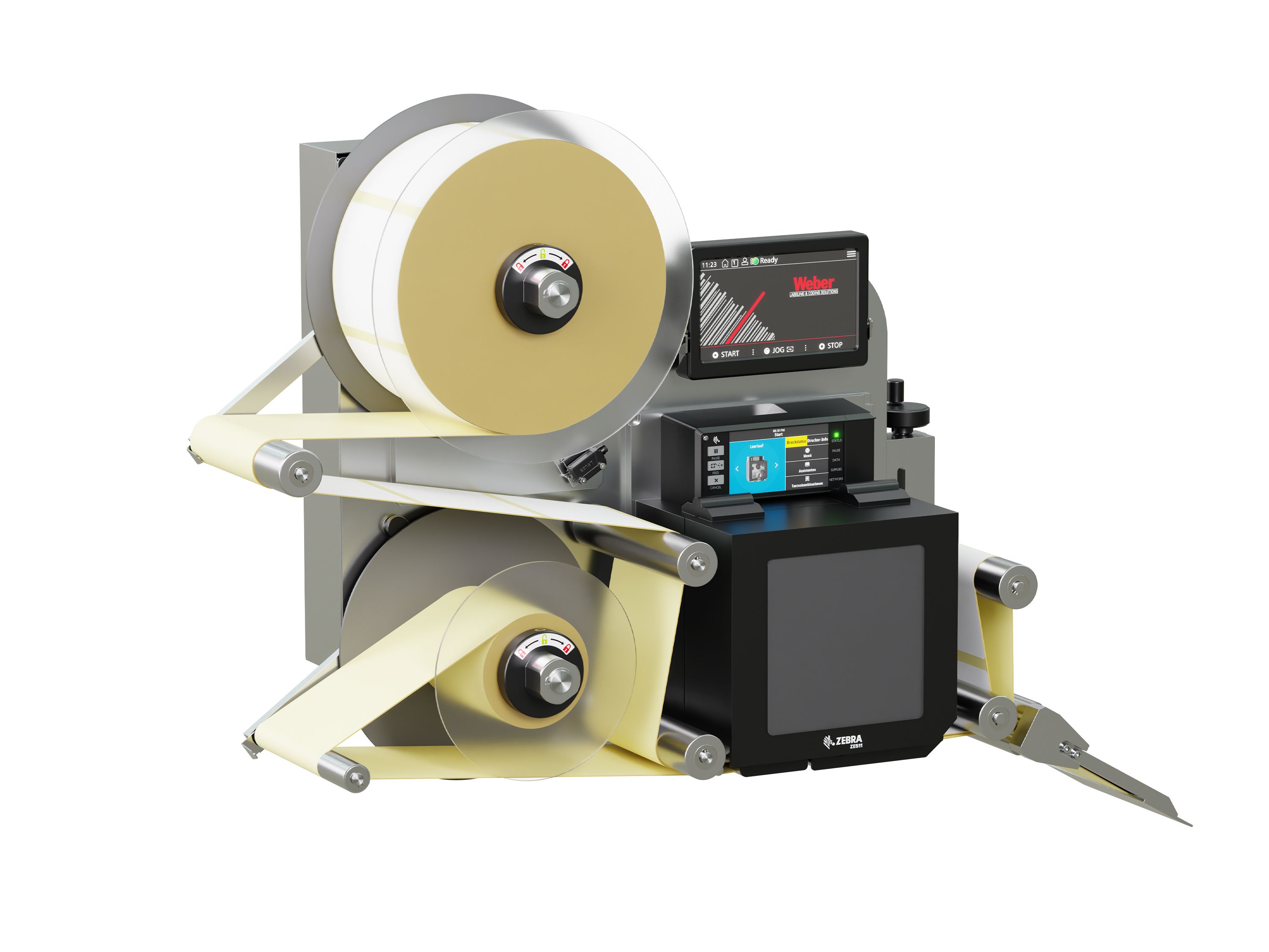 Distributeur d’étiquettes Legi-E 4050WO avec étiquettes gauche
