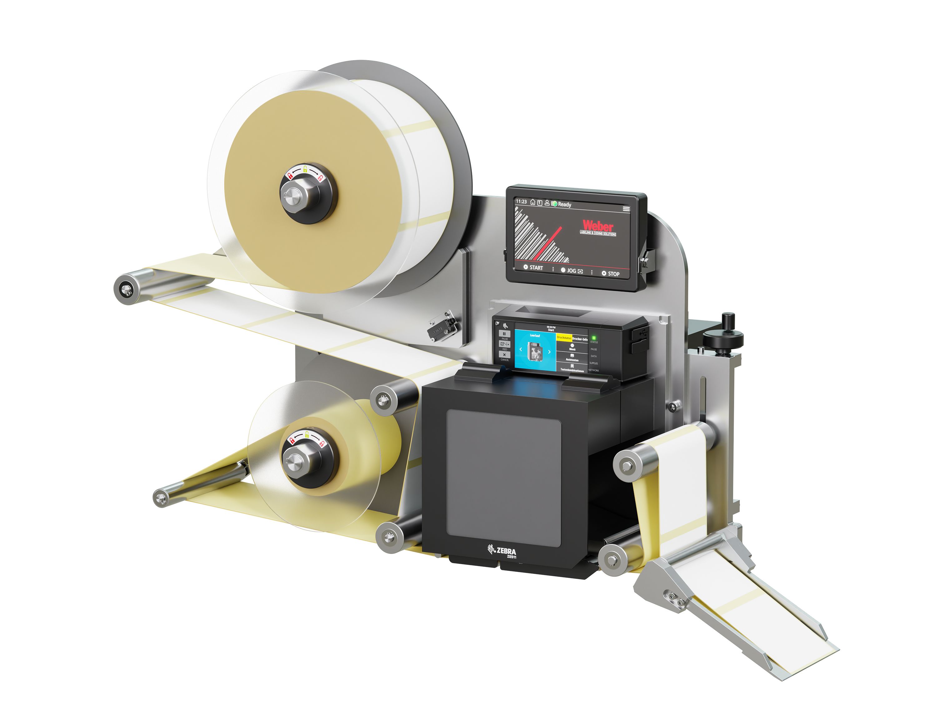 Distributeur d’étiquettes Legi-E 4050WO avec étiquettes droite
