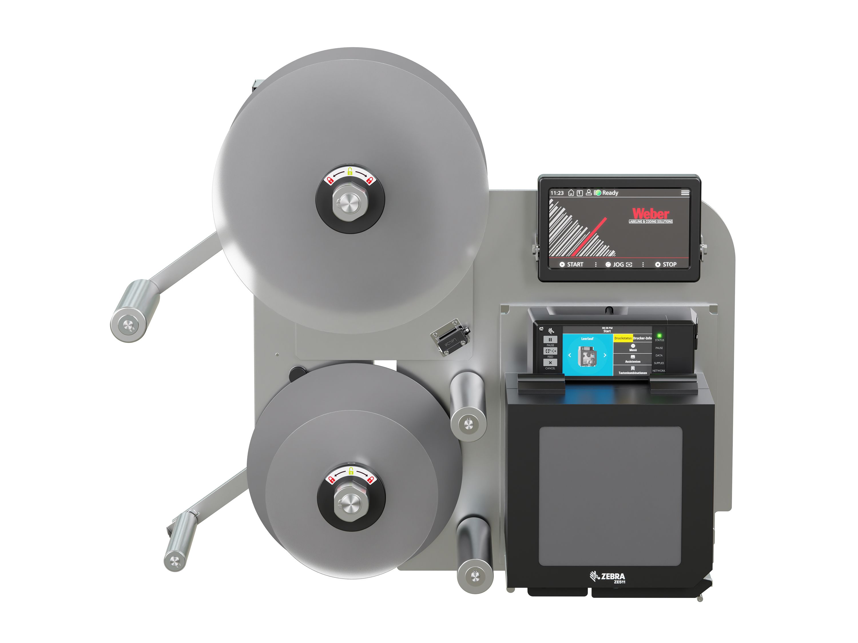 Distributeur d’étiquettes Legi-Air 4050B-R sans étiquettes face avant