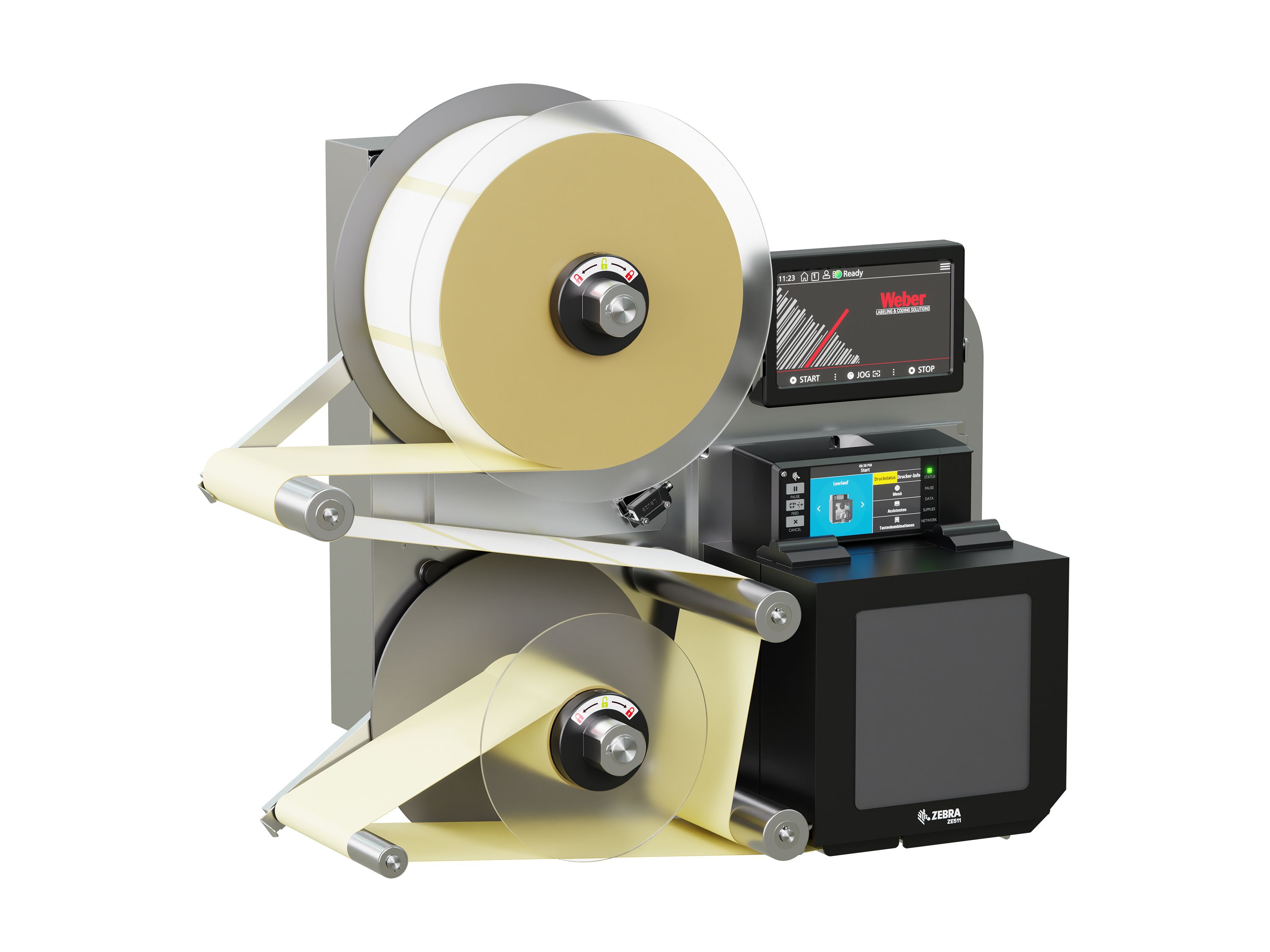 Distributeur d’étiquettes Legi-Air 4050B-R avec étiquettes gauche