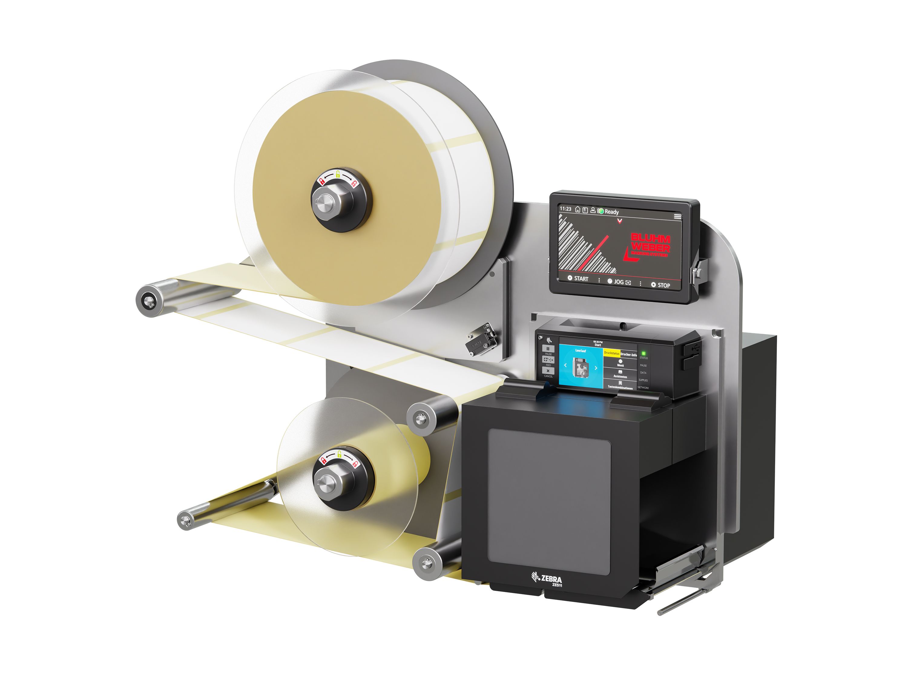 Distributeur d’étiquettes Legi-Air 4050B-R avec étiquettes droite