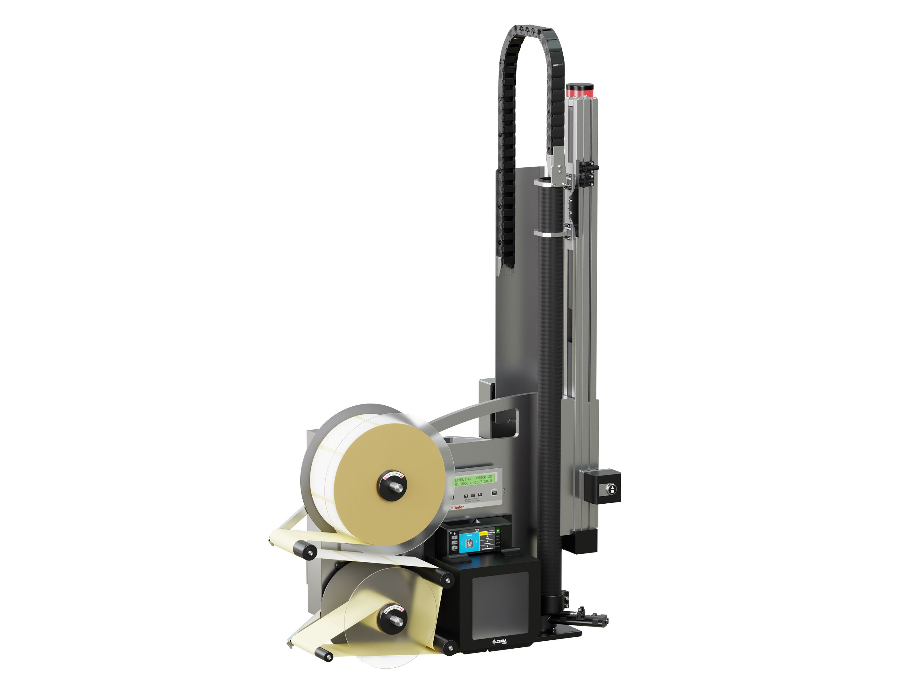 Distributeur d’étiquettes Legi-Air 6000 avec étiquettes gauche