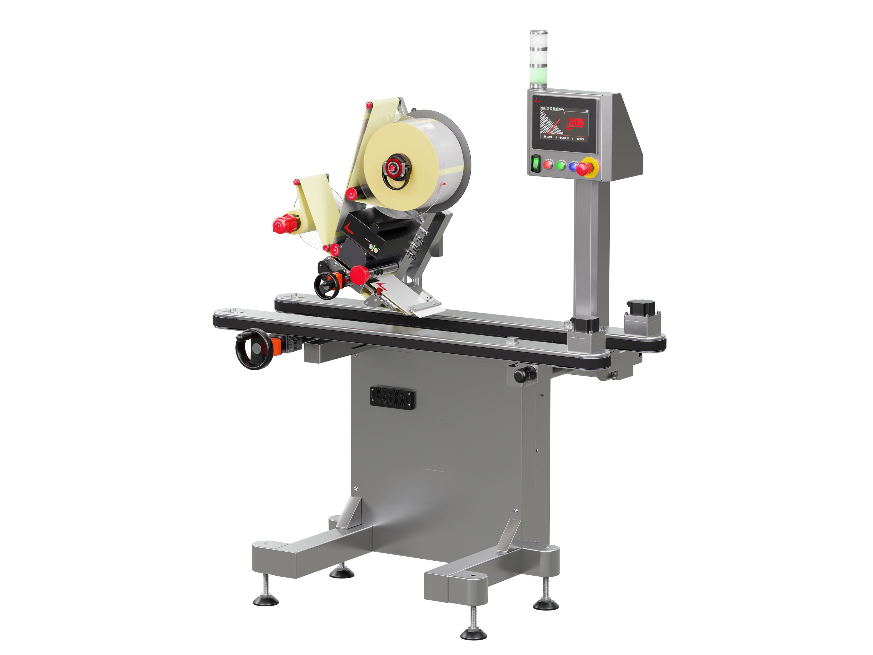 Étiqueteuse Geset 241 avec étiquettes droite