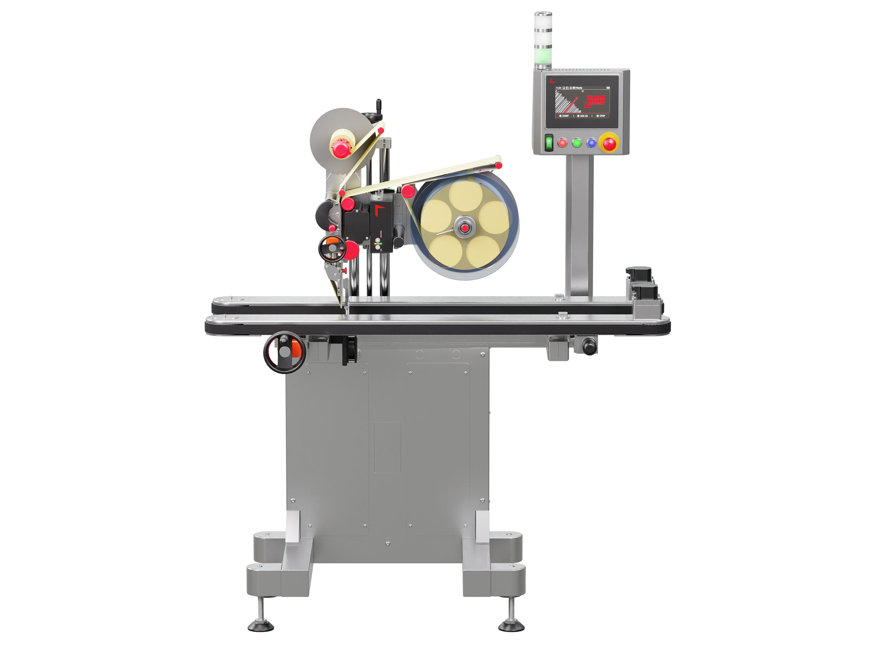 Étiqueteuse Geset 248 avec étiquettes face avant