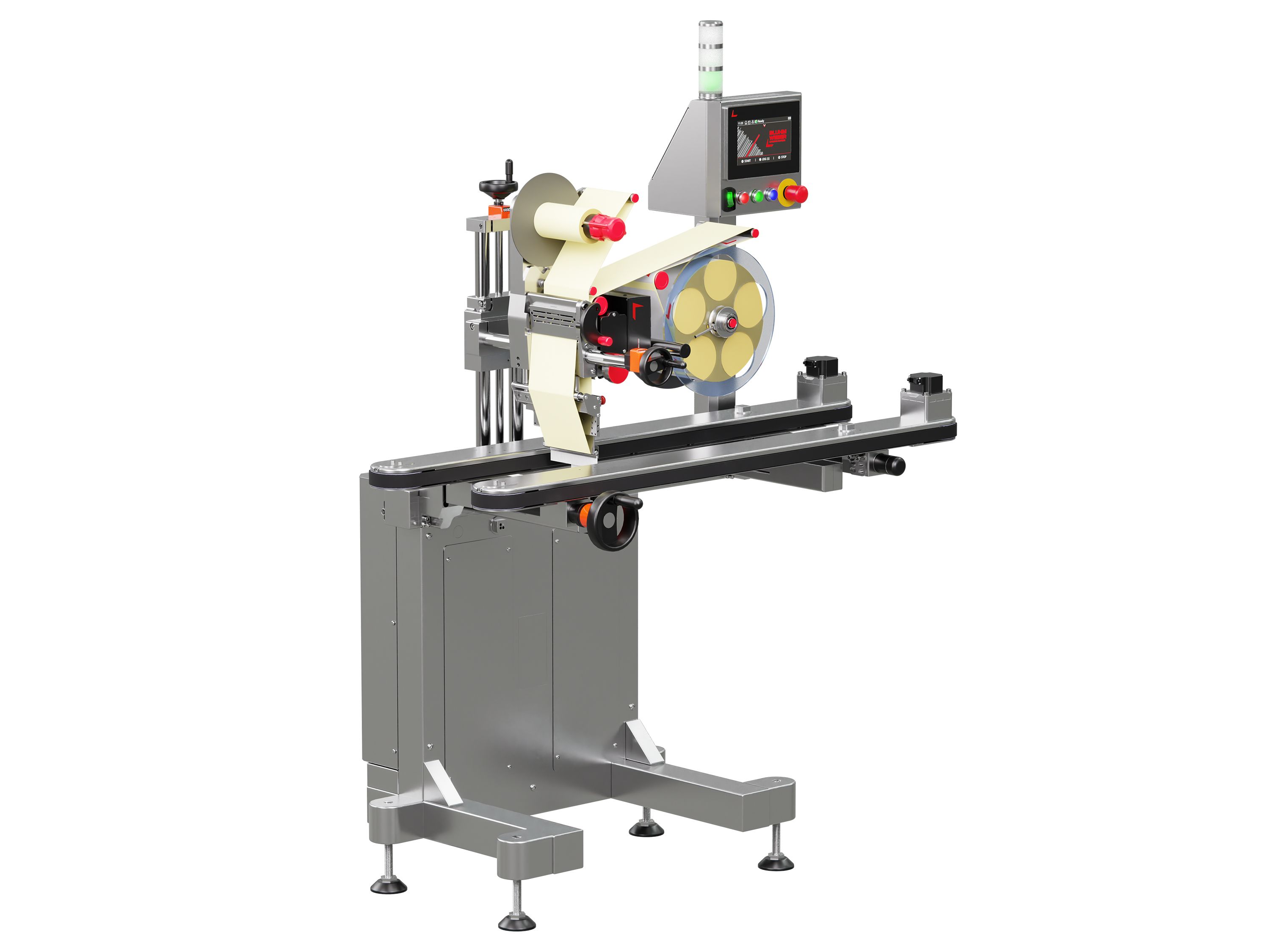 Étiqueteuse Geset 248 avec étiquettes gauche