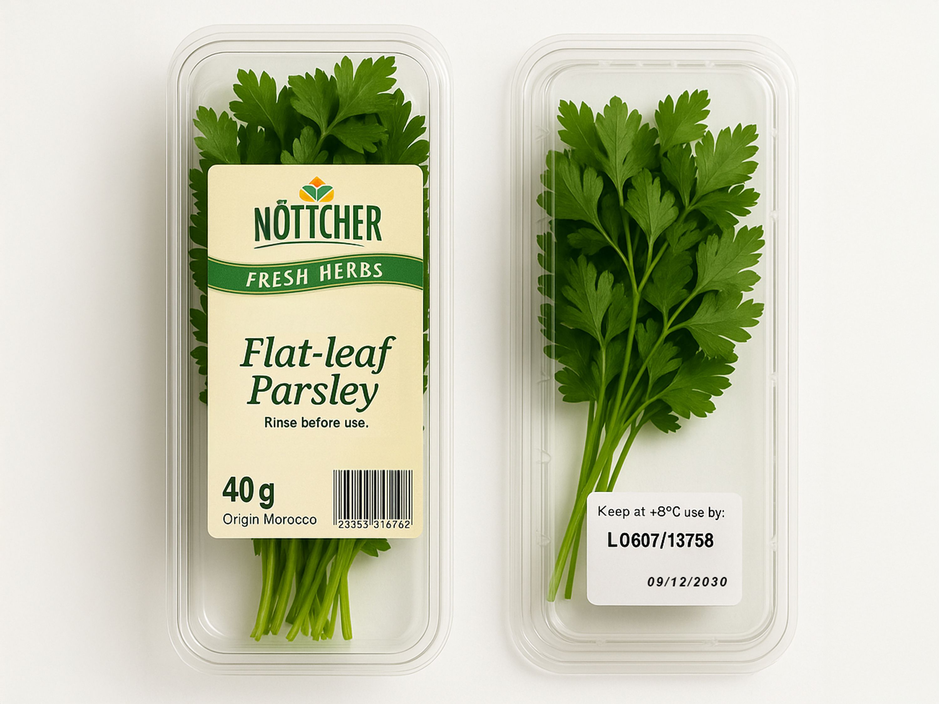 Étiqueteuse Geset 217 étiquette double face sur emballage alimentaire