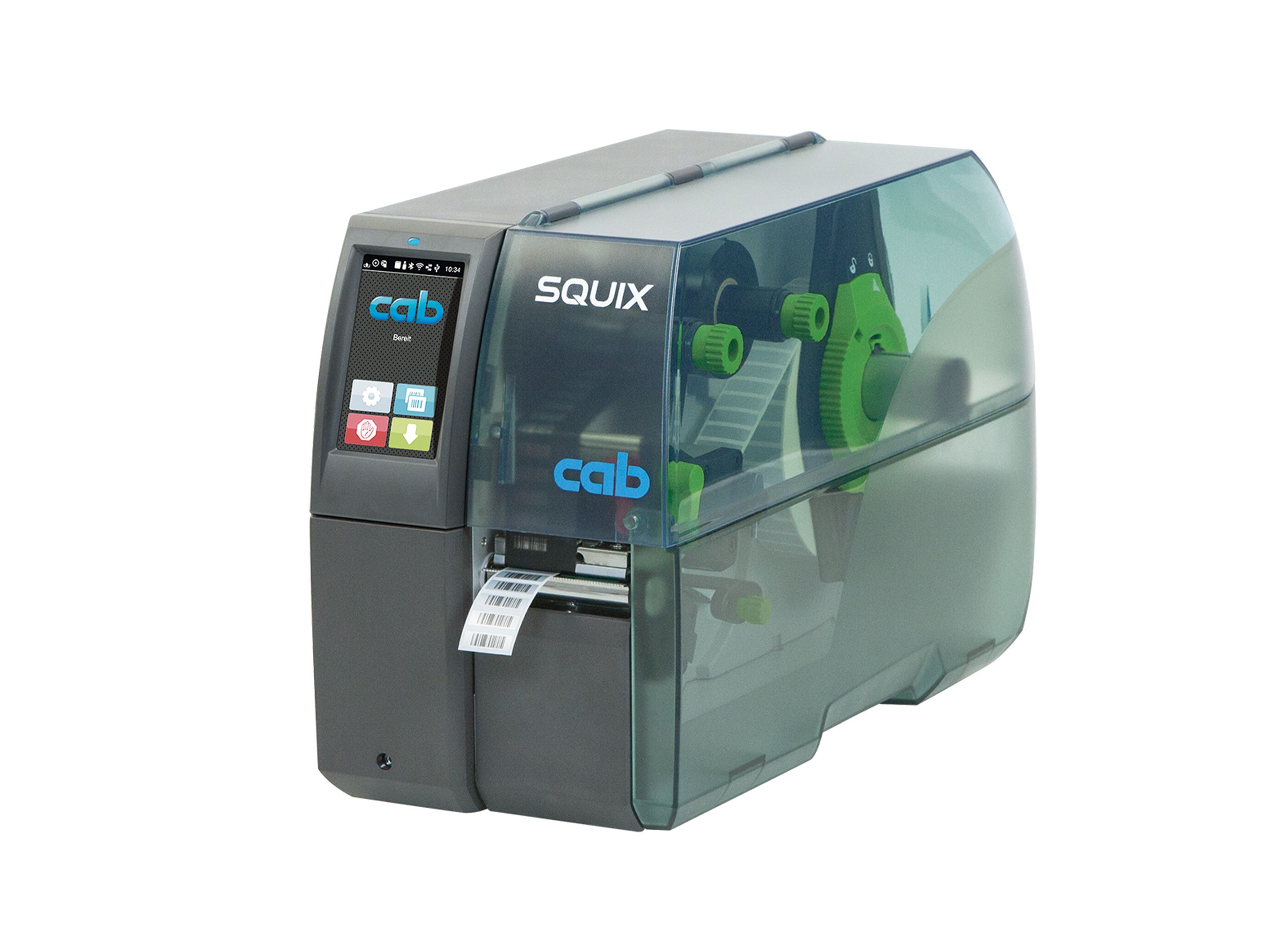 cab squix 2 imprimante d’étiquettes avant gauche