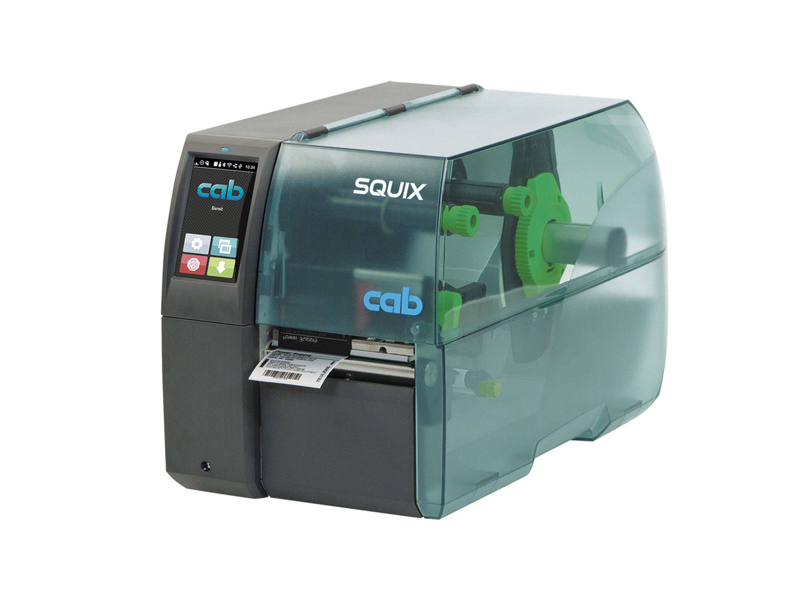 cab squix 4 imprimante d’étiquettes avant gauche