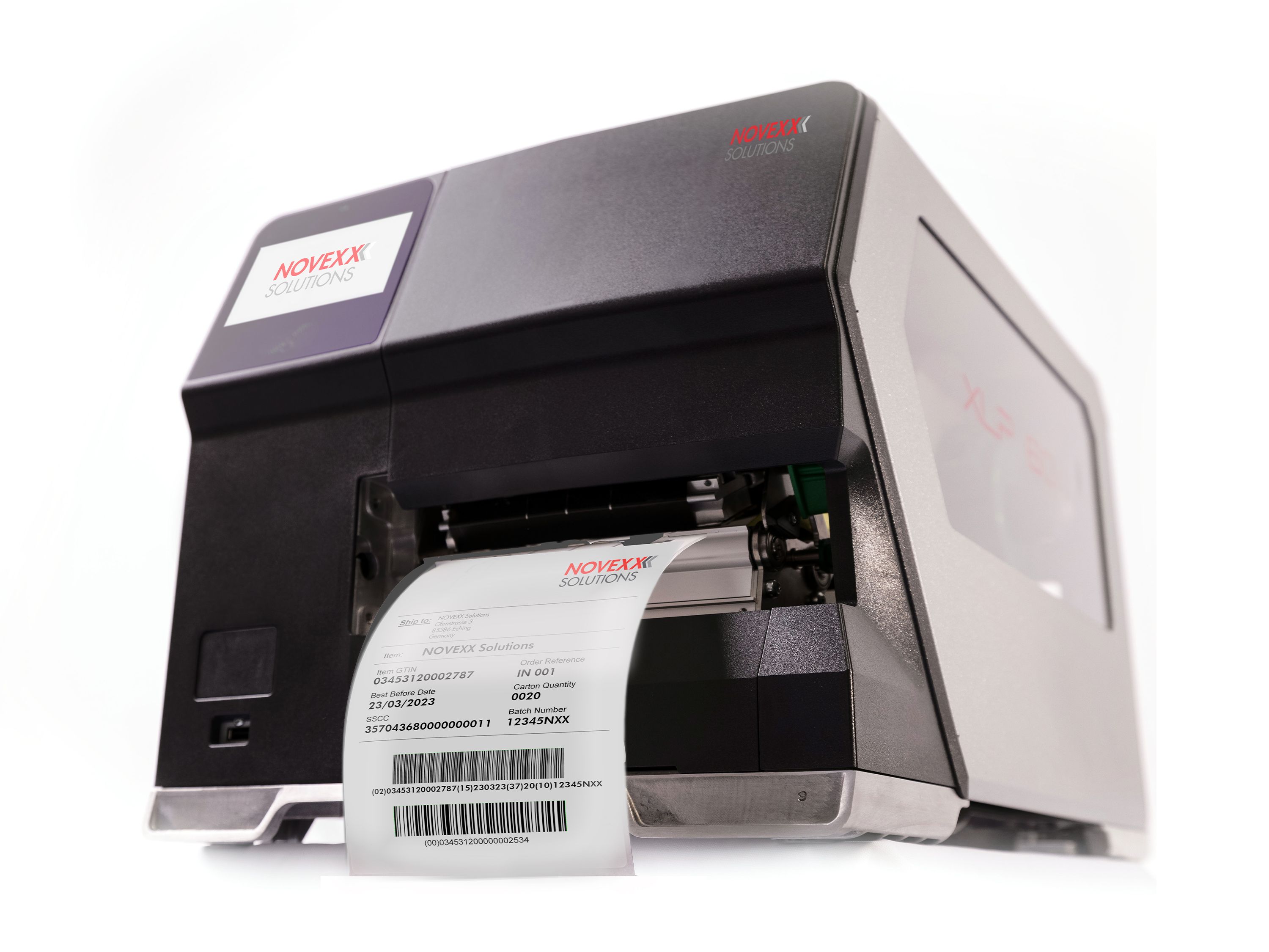 Novexx xlp 606 imprimante d’étiquettes avant gauche