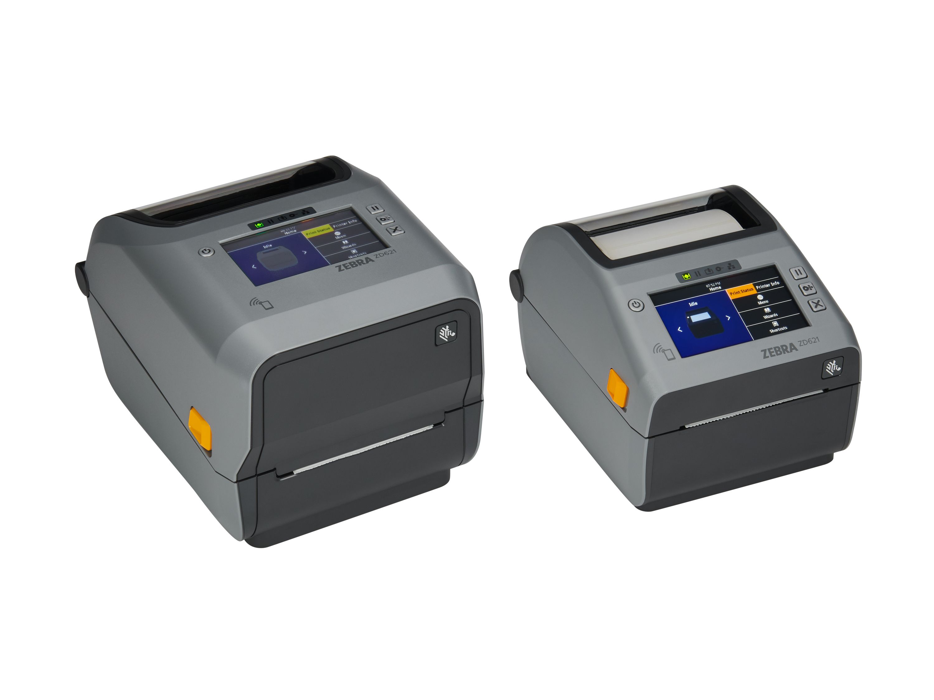 Imprimantes de bureau Zebra ZD621 modèles avec écran couleur