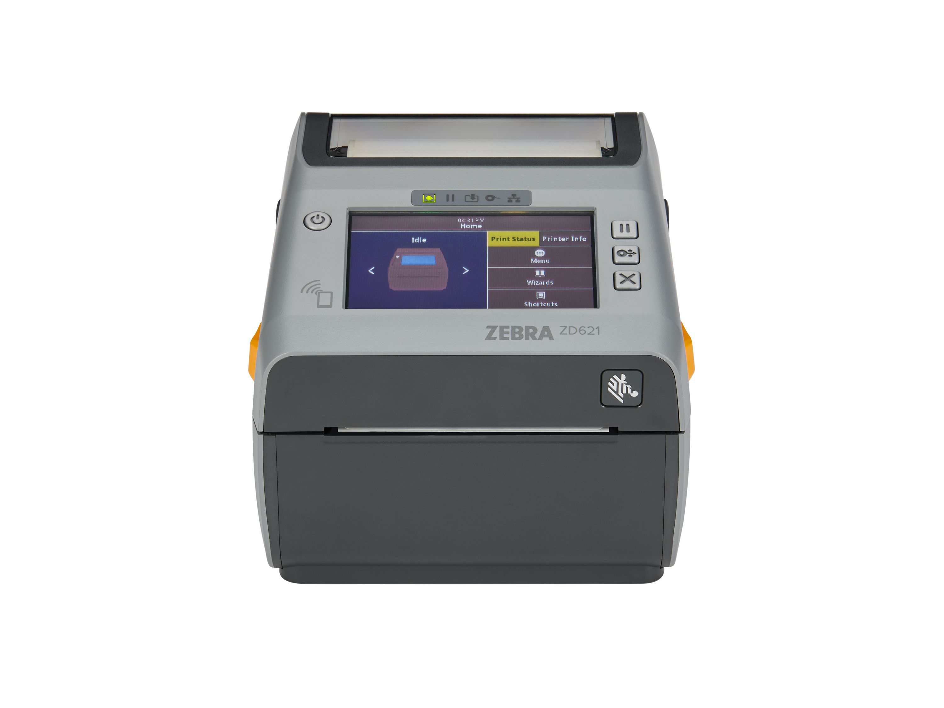 Imprimante de bureau Zebra ZD621 face avant avec écran couleur