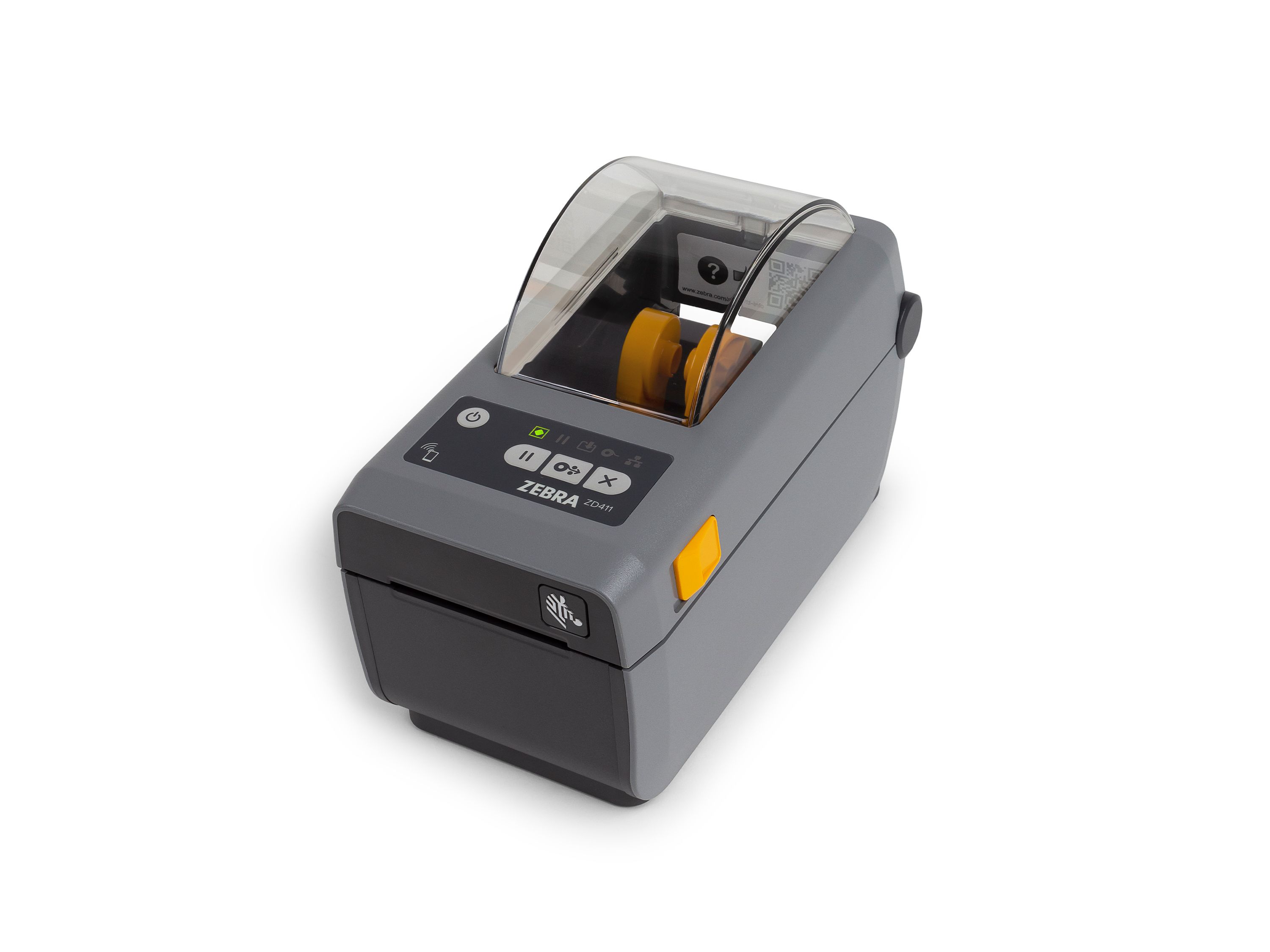 Imprimante d’étiquettes Zebra ZD411d avant gauche