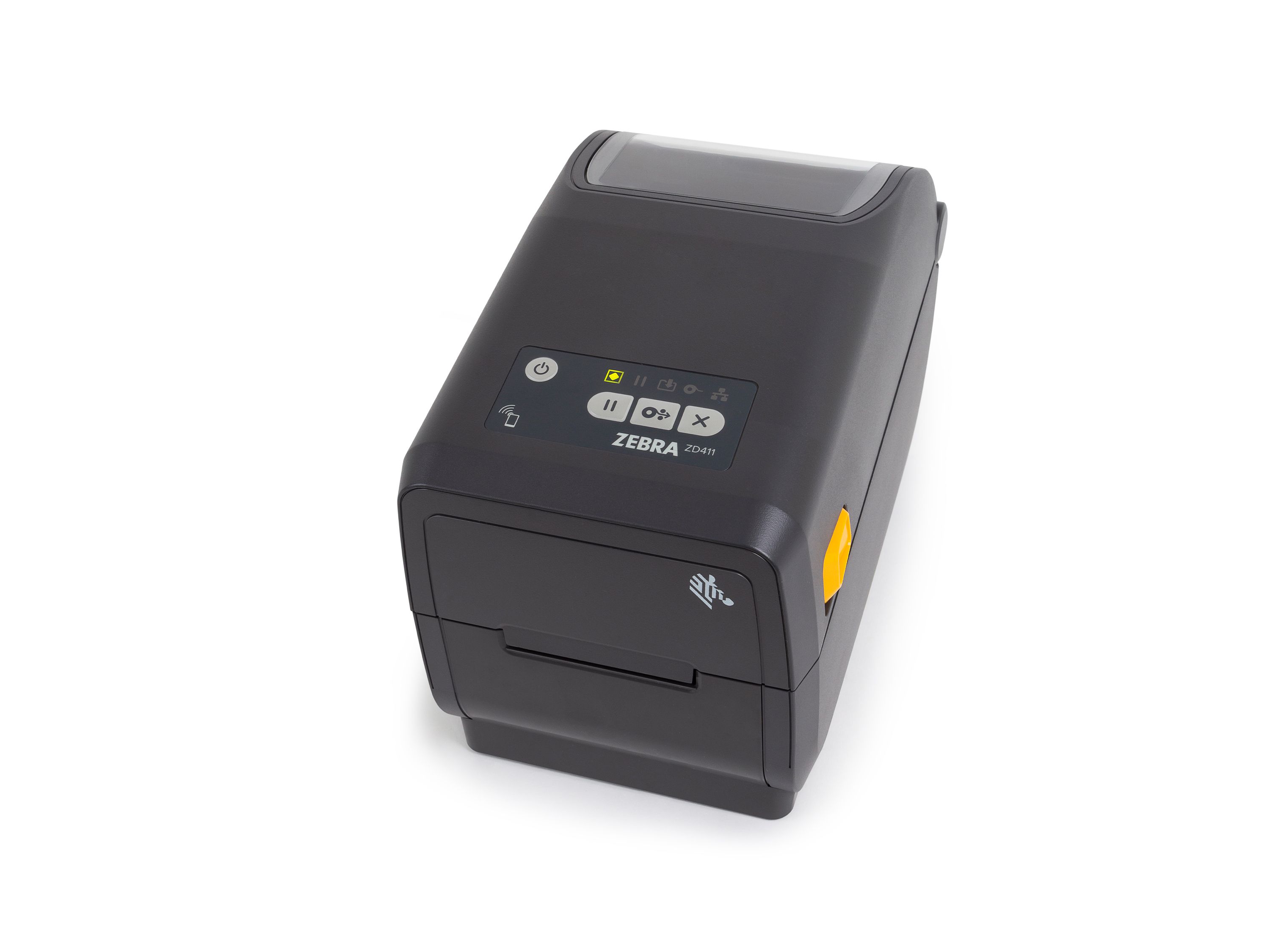 Imprimante d’étiquettes Zebra ZD411t avant gauche