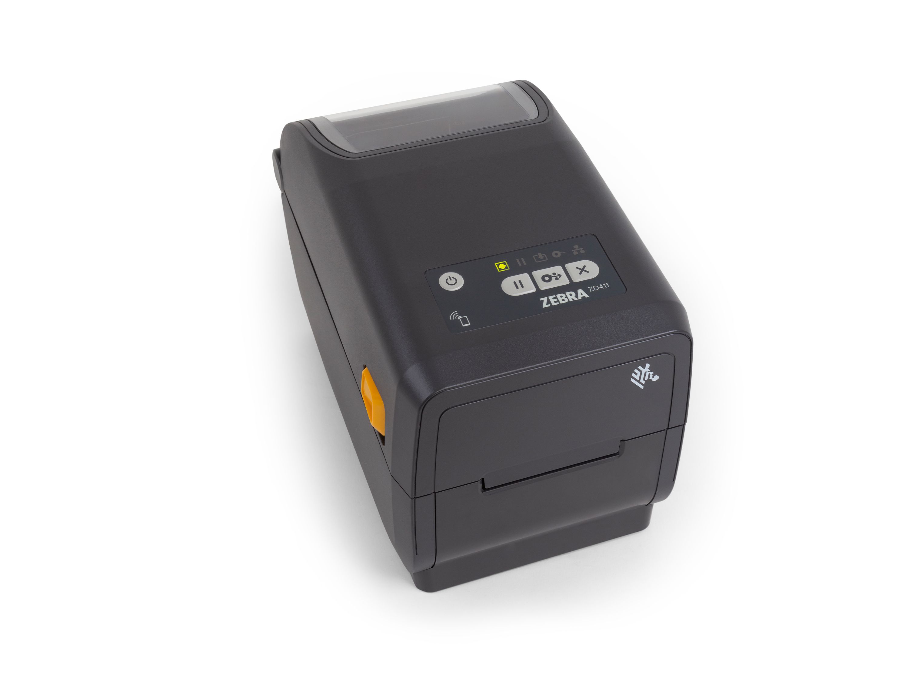 Imprimante d’étiquettes Zebra ZD411t avant droite